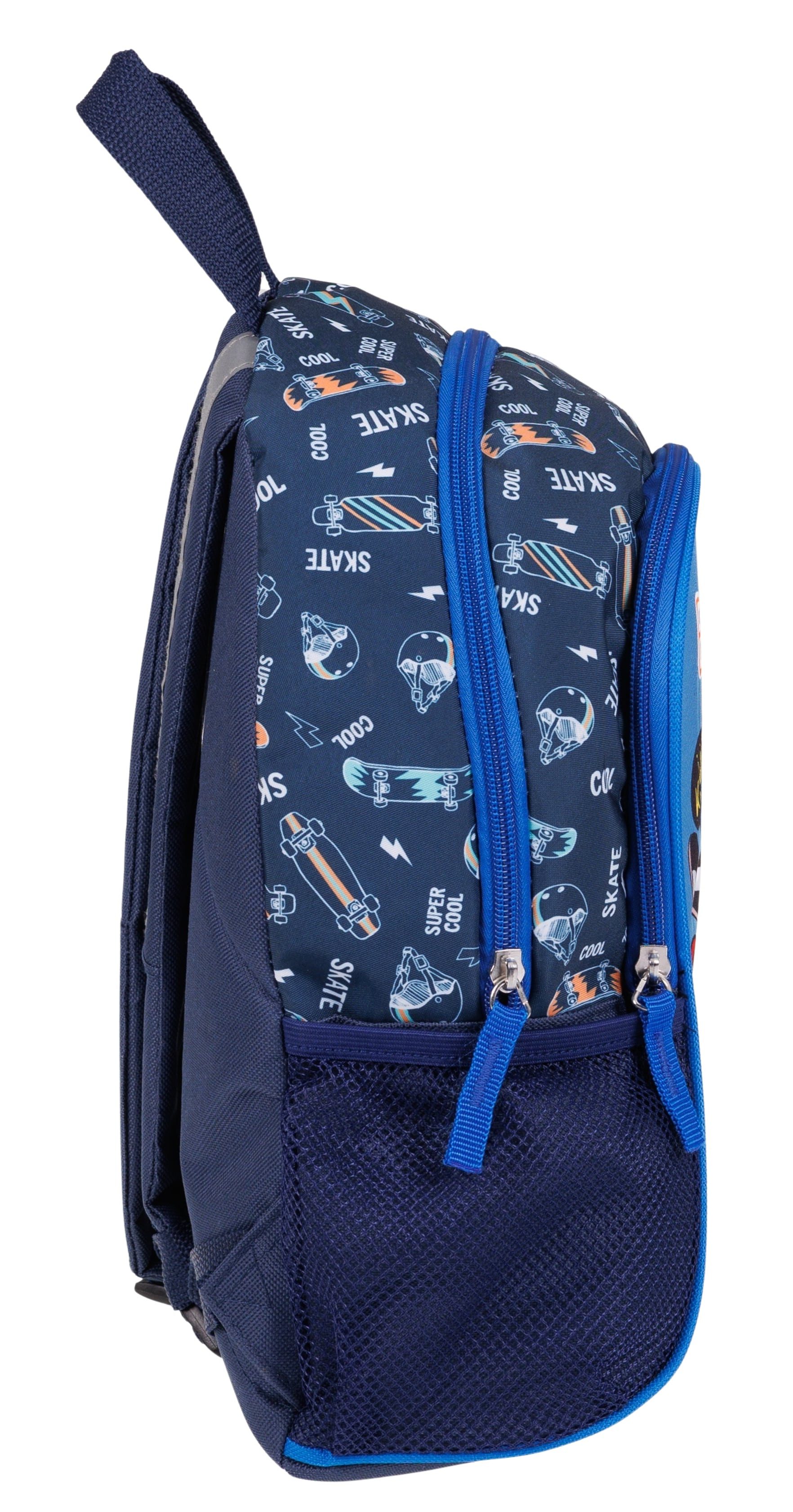 fabrizio® Kinderrucksack Rucksack Jungen Kindergarten Kinder Tasche, Kindergartenrucksack Reise Handgepäck Skateboard PRO 20652 +e