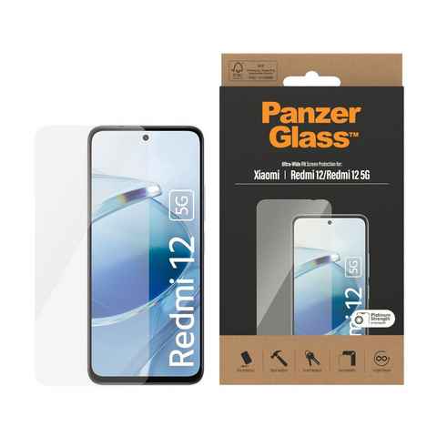 PanzerGlass Screen Protector für Xiaomi Redmi 12, Displayschutzglas, Schutzglas