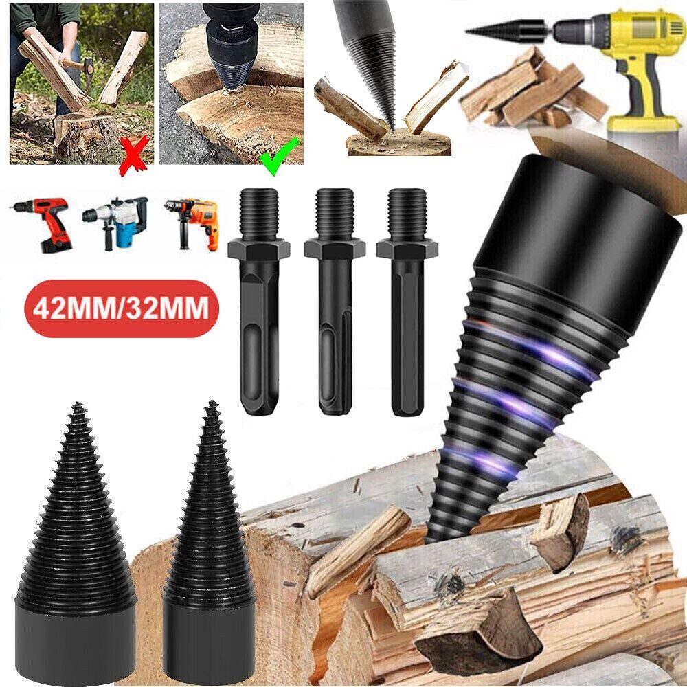 PRIISF Holzbohrer Bohrkegel Holzspalter Schraube Kegel günstig online kaufen