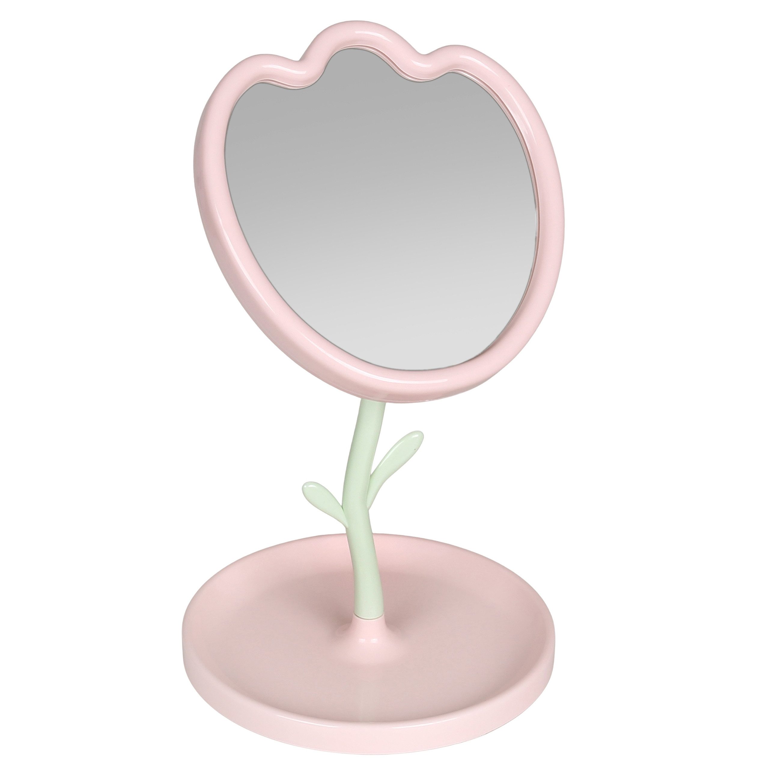 Sarcia.eu Standspiegel Standspiegel für den Schminktisch, Spiegel in Blumenform für Mädchen
