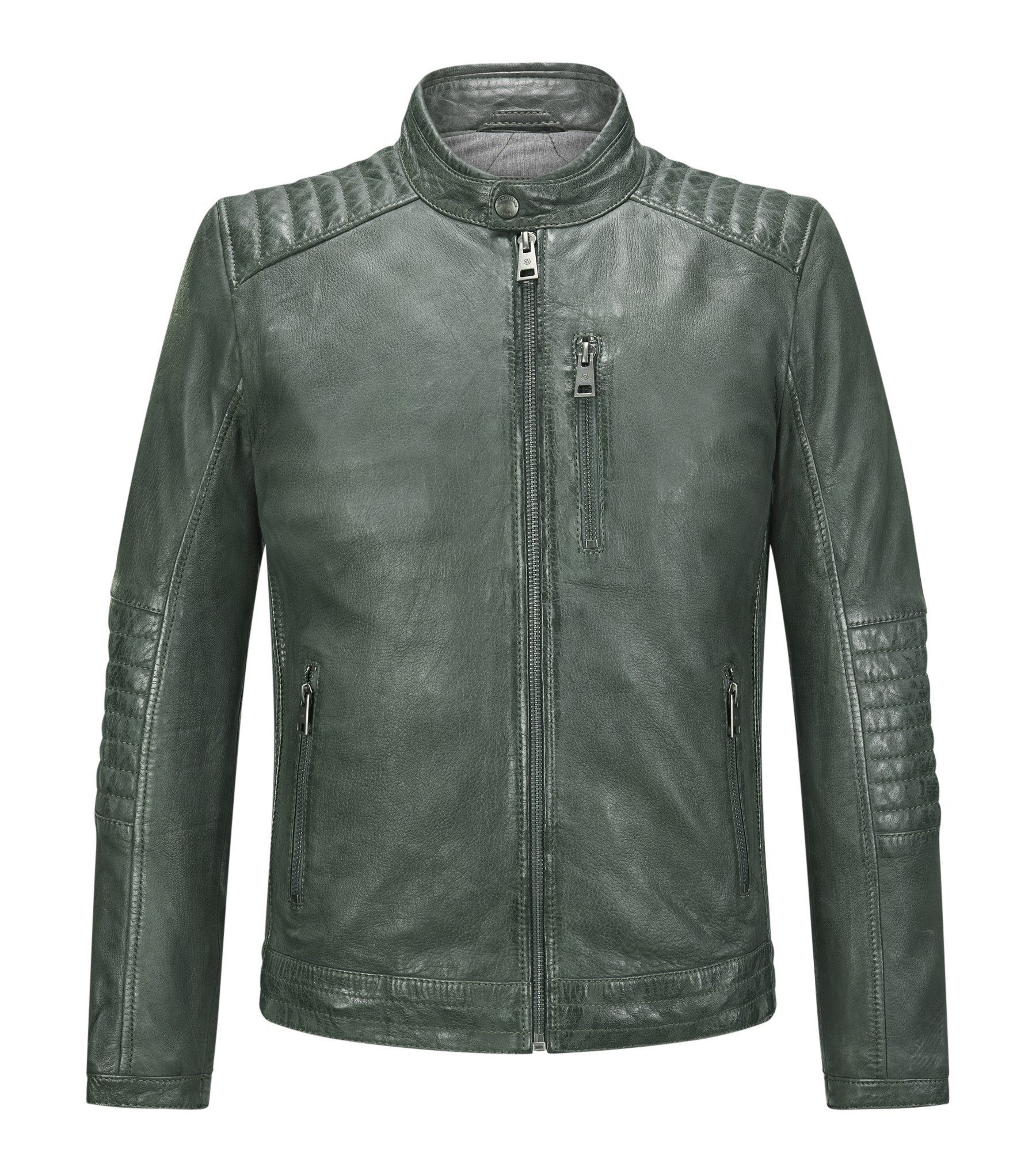 Milestone Lederjacke MSFloriano lässige Bikerjacke im günstig online kaufen