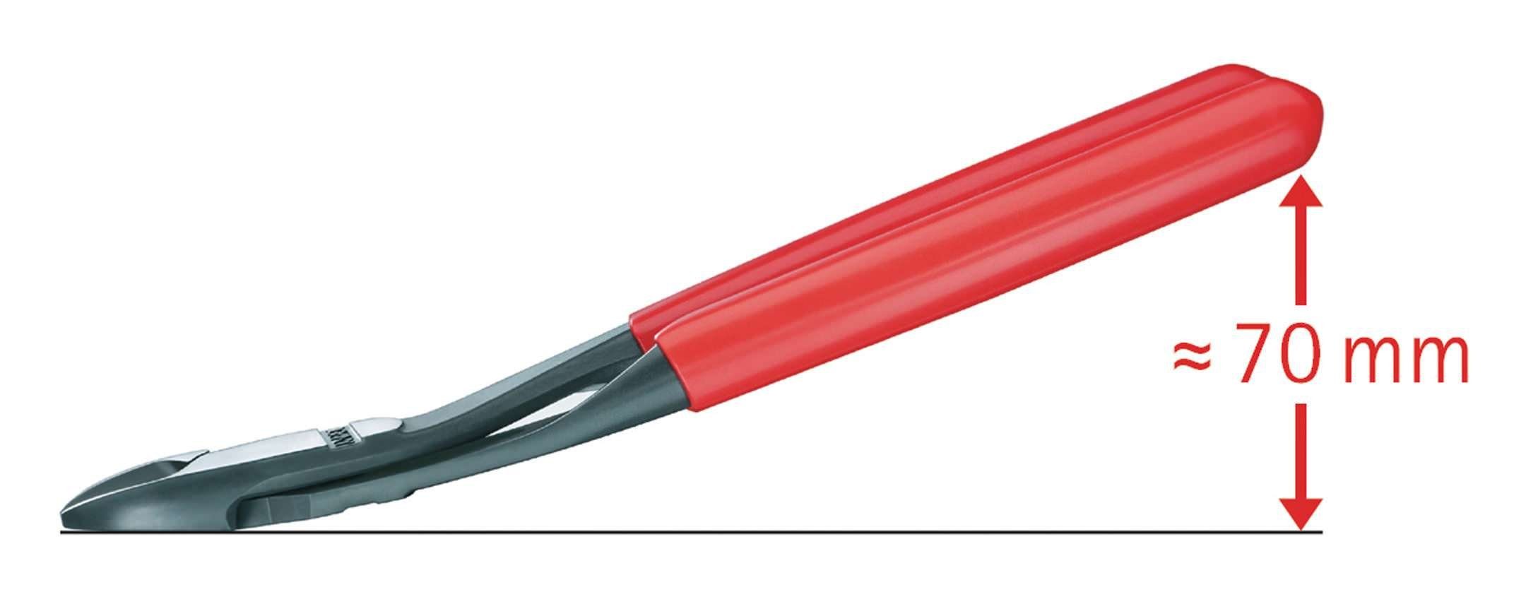 Thumbnail - Knipex Seitenschneider, Kraft 200 mm mit Kunststoff-Griff