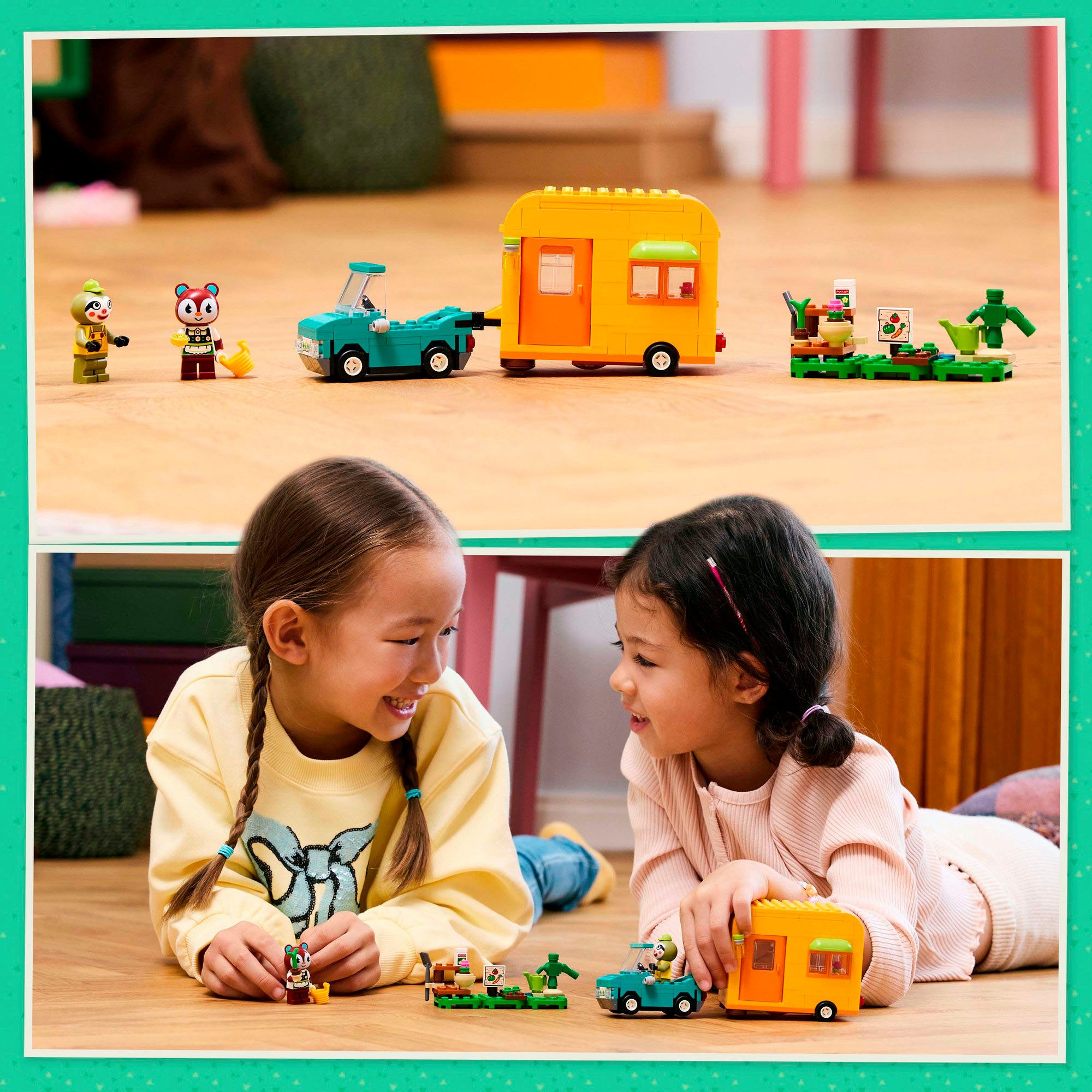 LEGO® Gerds Wohnwagen & Gärtnerei (77054), LEGO Animal Crossing Konstruktio günstig online kaufen