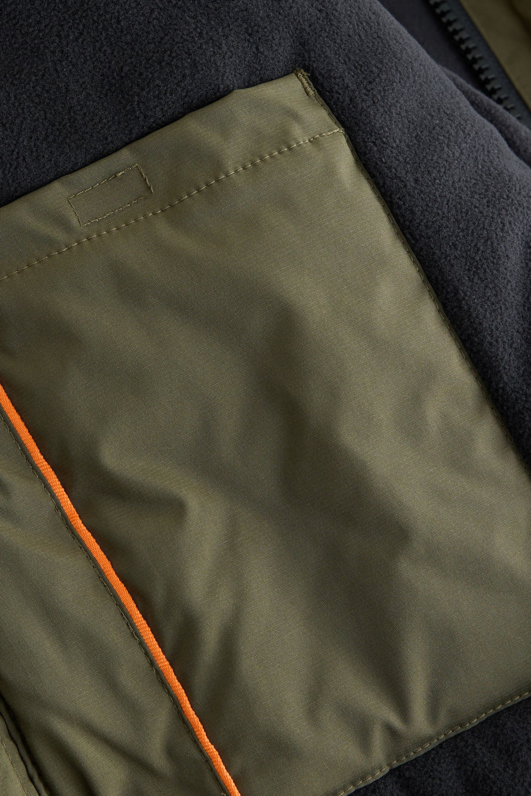 Next Parka Wasserabweisender Parka mit Fleece-Futter (1-St)
