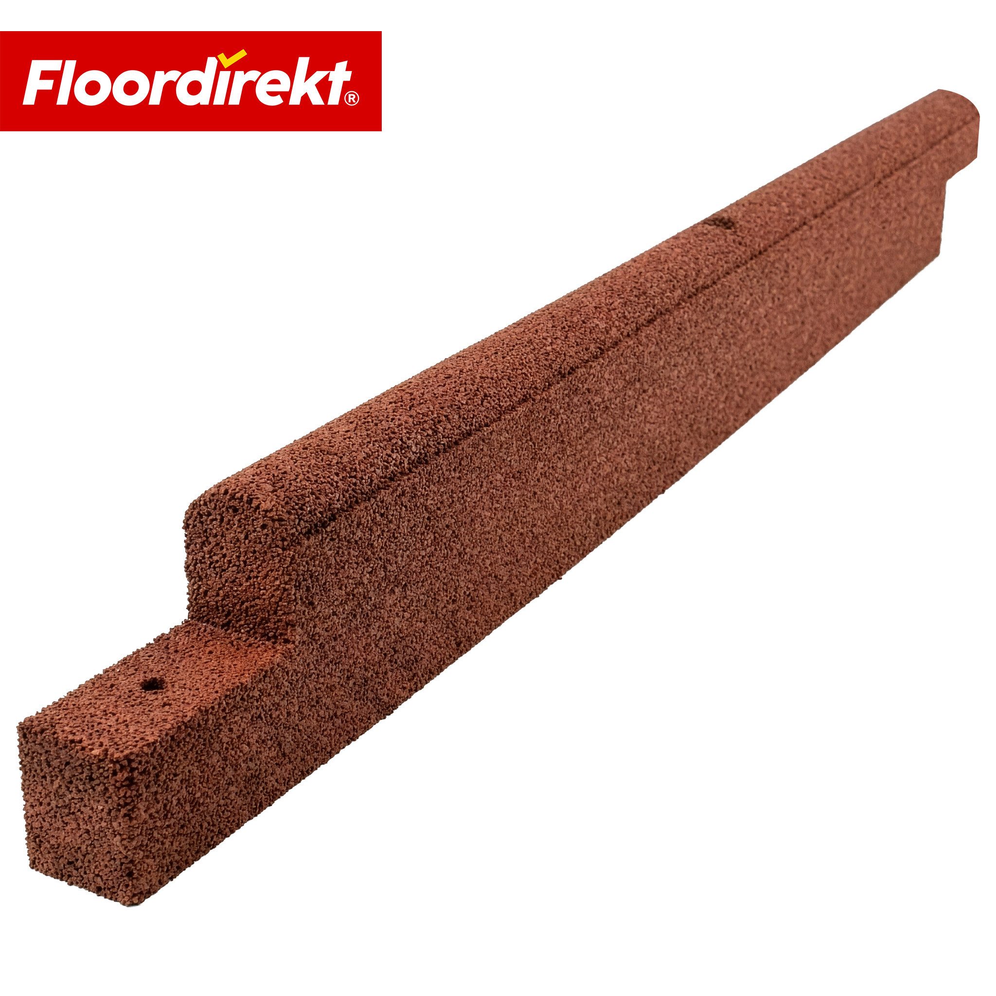 Floordirekt Rasenkante Gummi Randstein flexibel Garten Wege Terrasse wetterfest recycelt, für Garten, Wege & Terrasse, flexibel