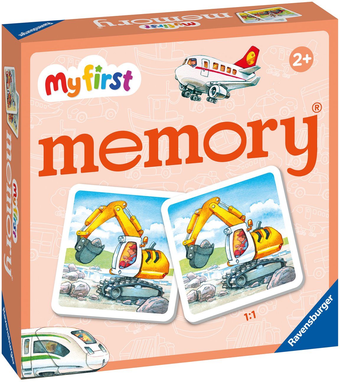 Ravensburger Spiel My first memory® Fahrzeuge, Legespiel, Made in Europe