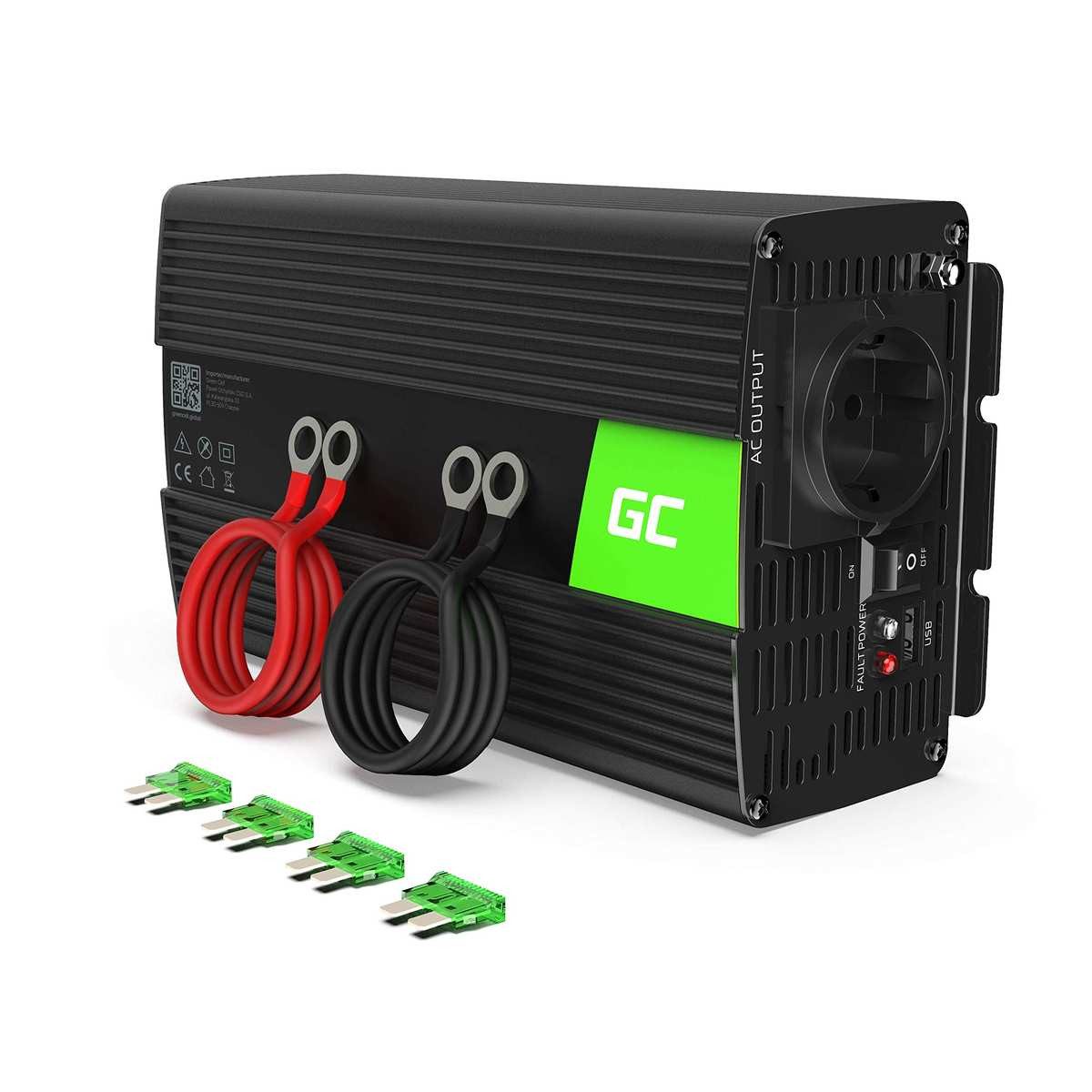 Green Cell Wechselrichter Green Cell® kfz Spannungswandler Wechselrichter 1000W/2000W 24V/230V