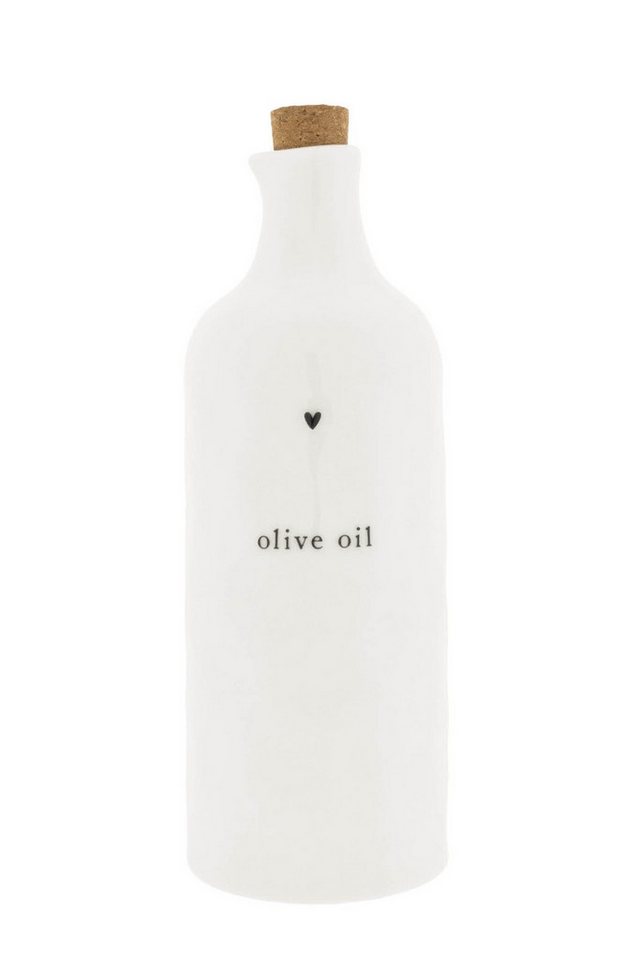 Bastion Collections Geschirr-Set Ölflasche - OLIVE OIL - weiß