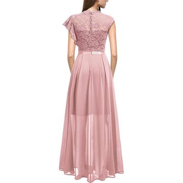 ZWY Abendkleid Damen Partykleid Bankett Kleid Hochzeitskleid Spitzenkleid (1-tlg) Damen LangCocktailkleid Elegant für Hochzeit