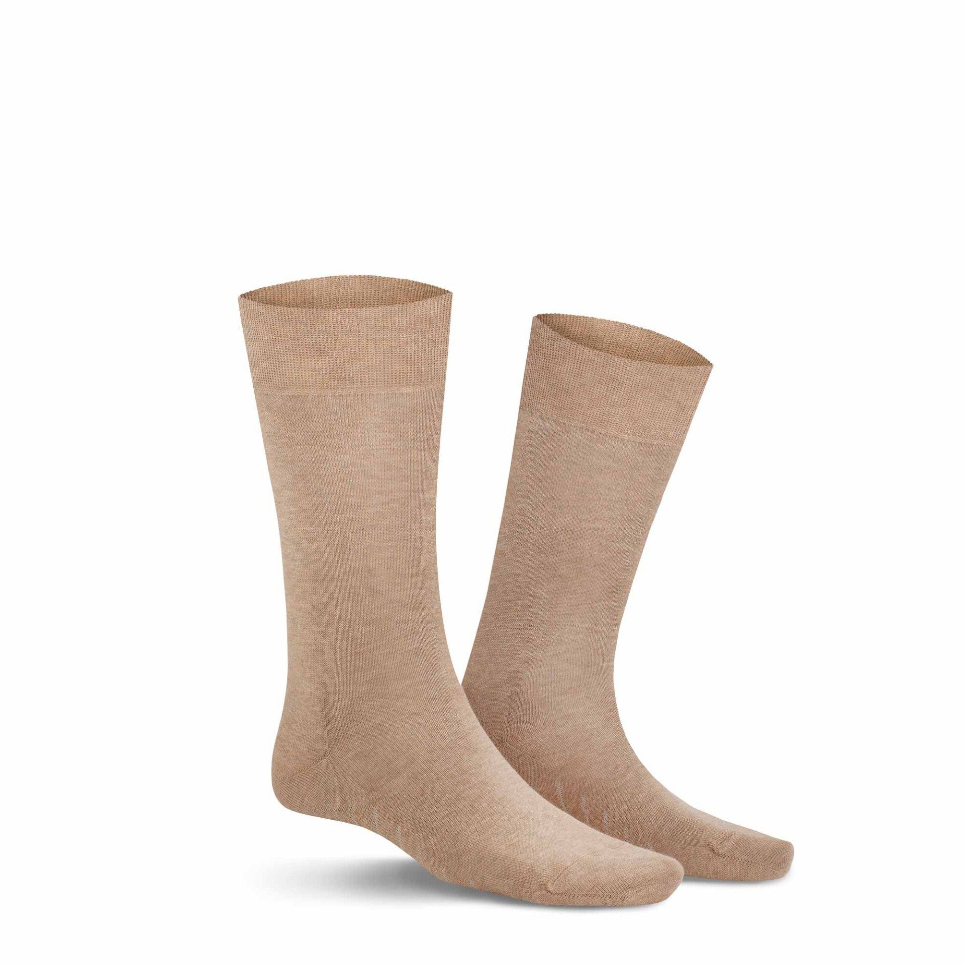 KUNERT Basicsocken FRESH UP (1-Paar) Herren Socken feuchtigkeitsregulierend Beige-mel. 8320