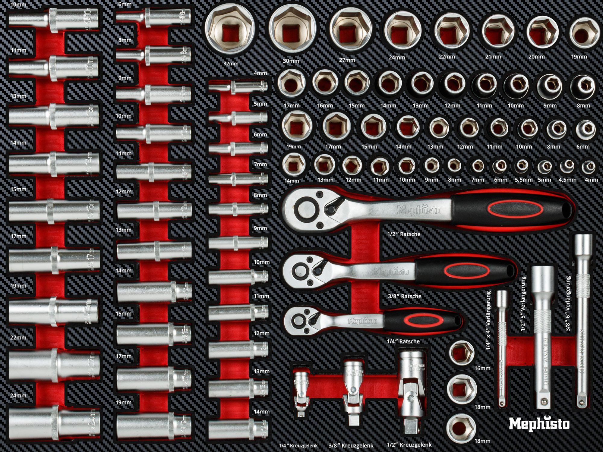 Mephisto-Tools Werkzeugset, (Set), metrisch, inkl. Soft günstig online kaufen