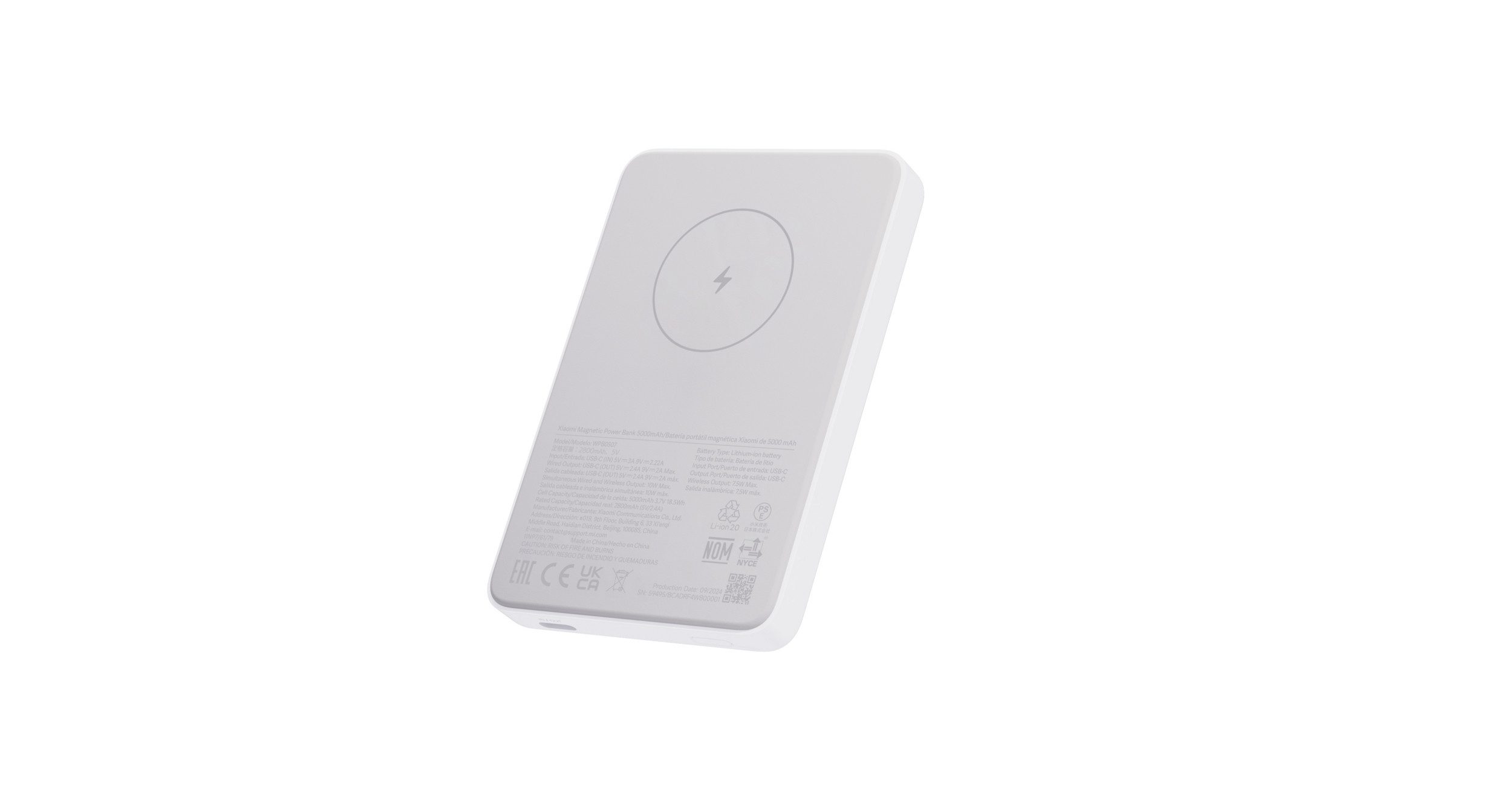 Xiaomi Xiaomi Magnetic Power Bank 5000mAh GL Weiß Powerbank