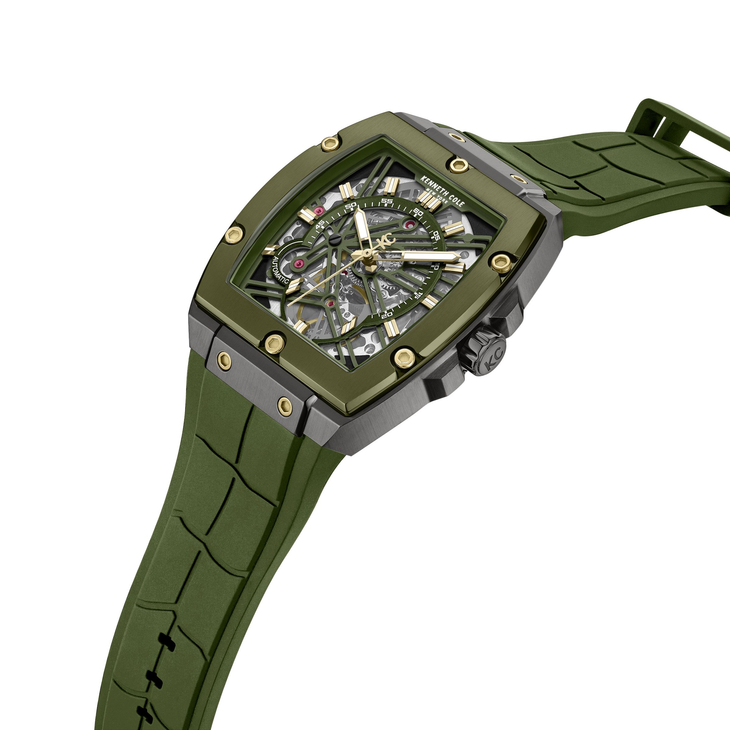 Kenneth Cole Automatikuhr Automatikuhr Herrenuhr 53,5 mm Automatik Herren