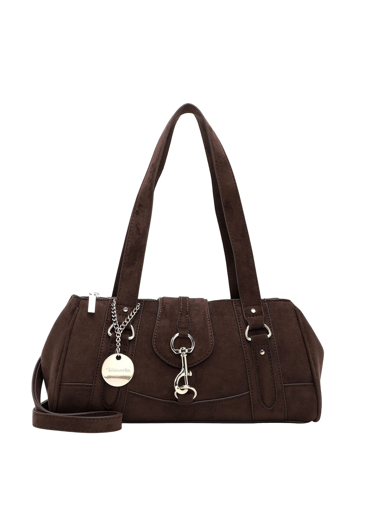 Tamaris Shopper TAS Marina Suede, Logo Anhänger