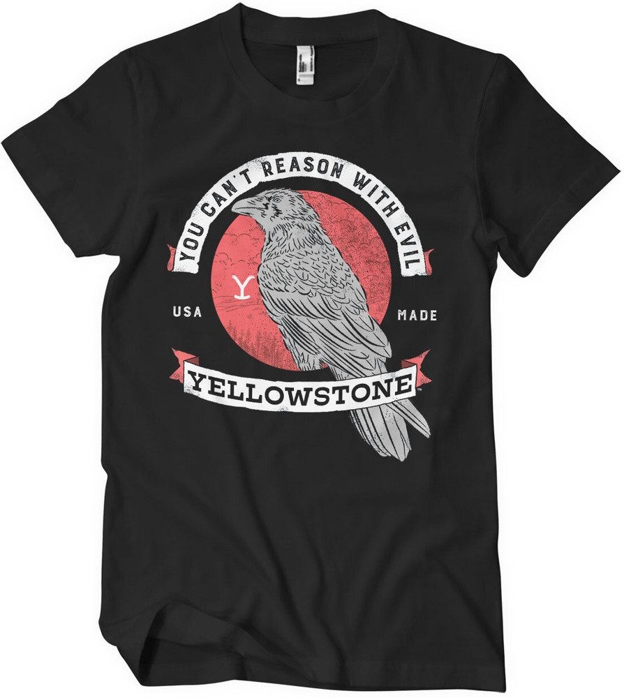 yellowstone T-Shirt You Can't Reason With Evil Big Tall T-Shirt