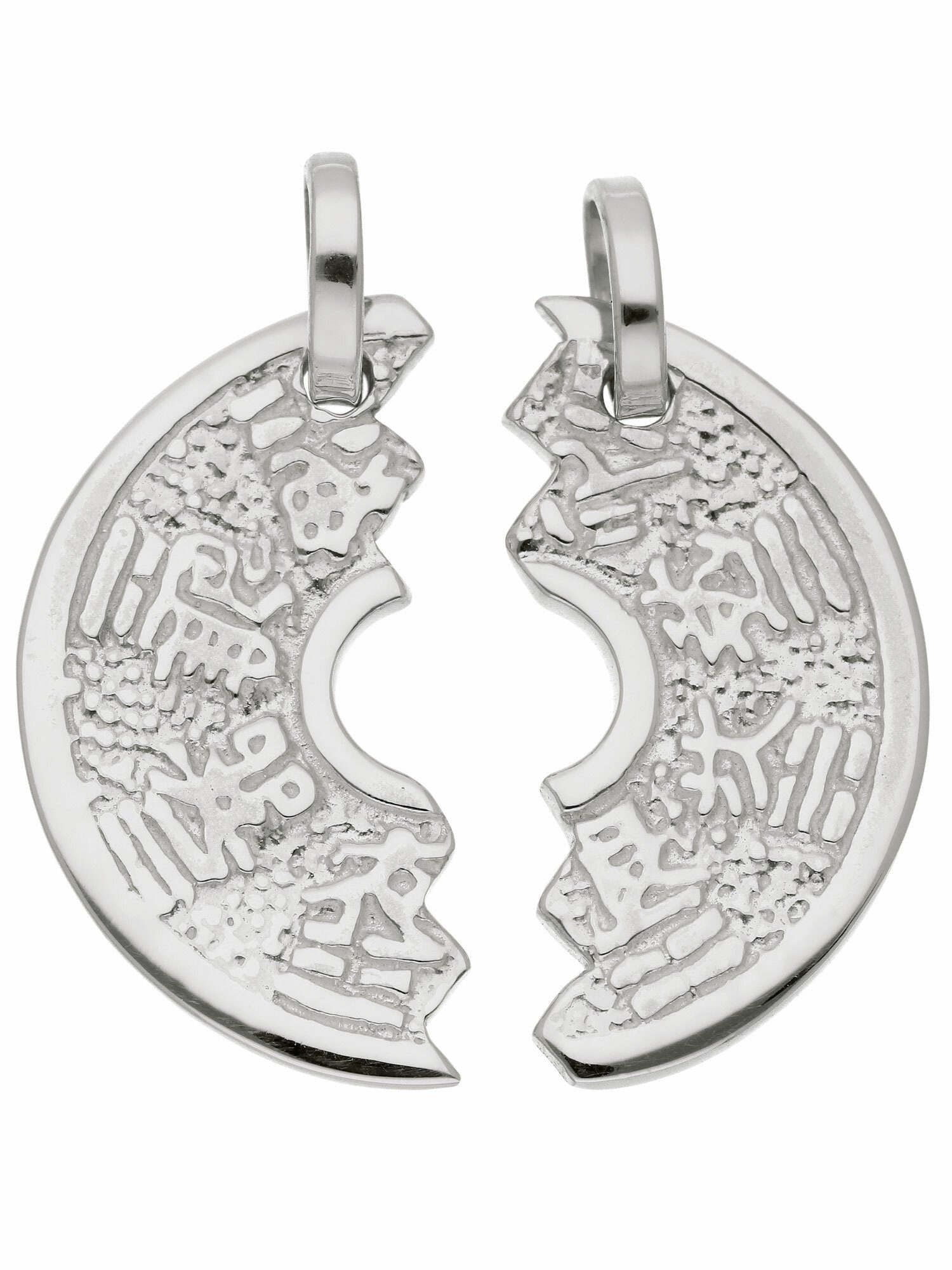 Adelia´s Kettenanhänger 925 Silber Anhänger Partneranhänger Ø 18,3 mm, 925 günstig online kaufen