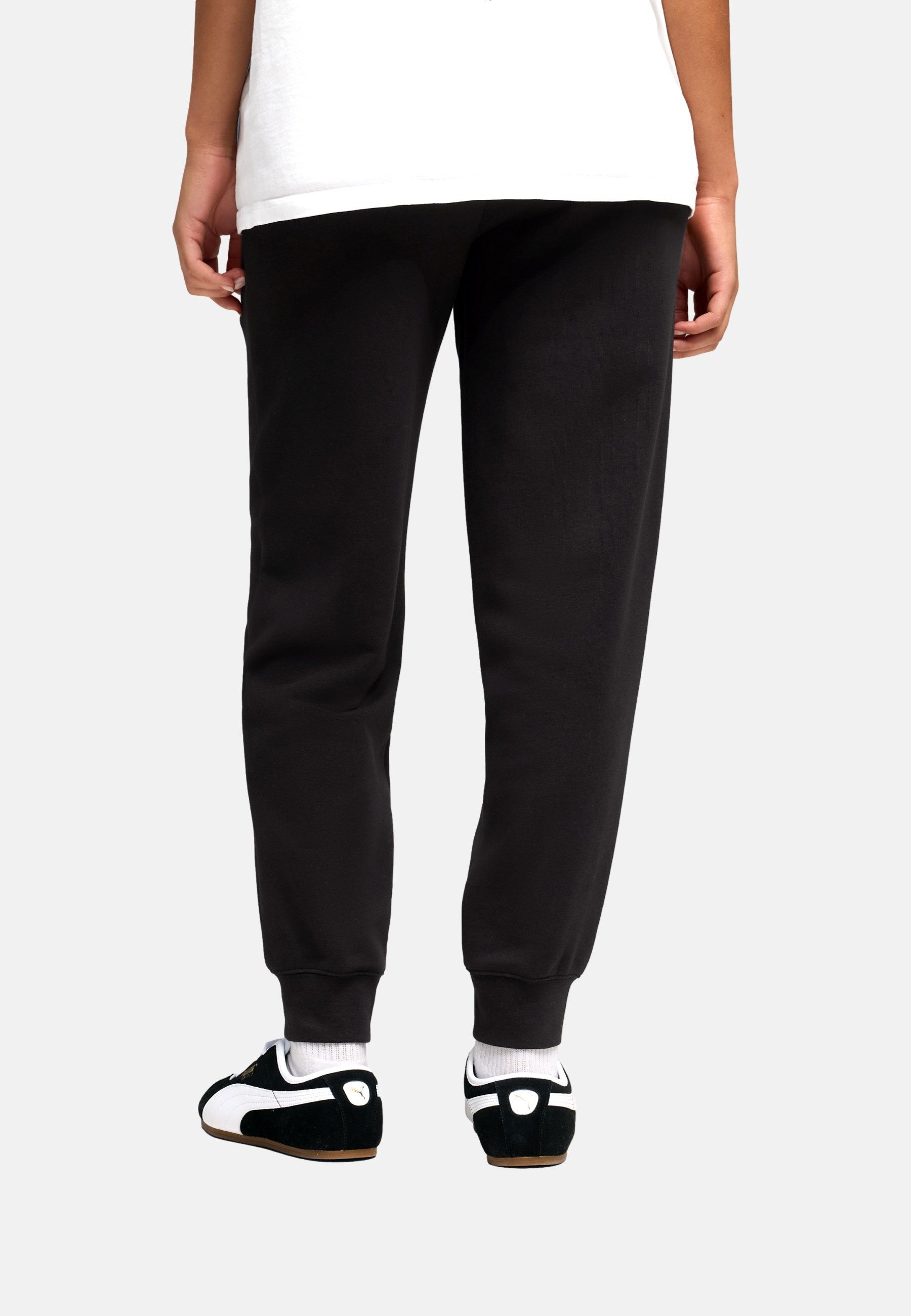 PUMA Sweathose Sweathose ESS SCRIPT Comfort Jogginghosen (1-tlg)