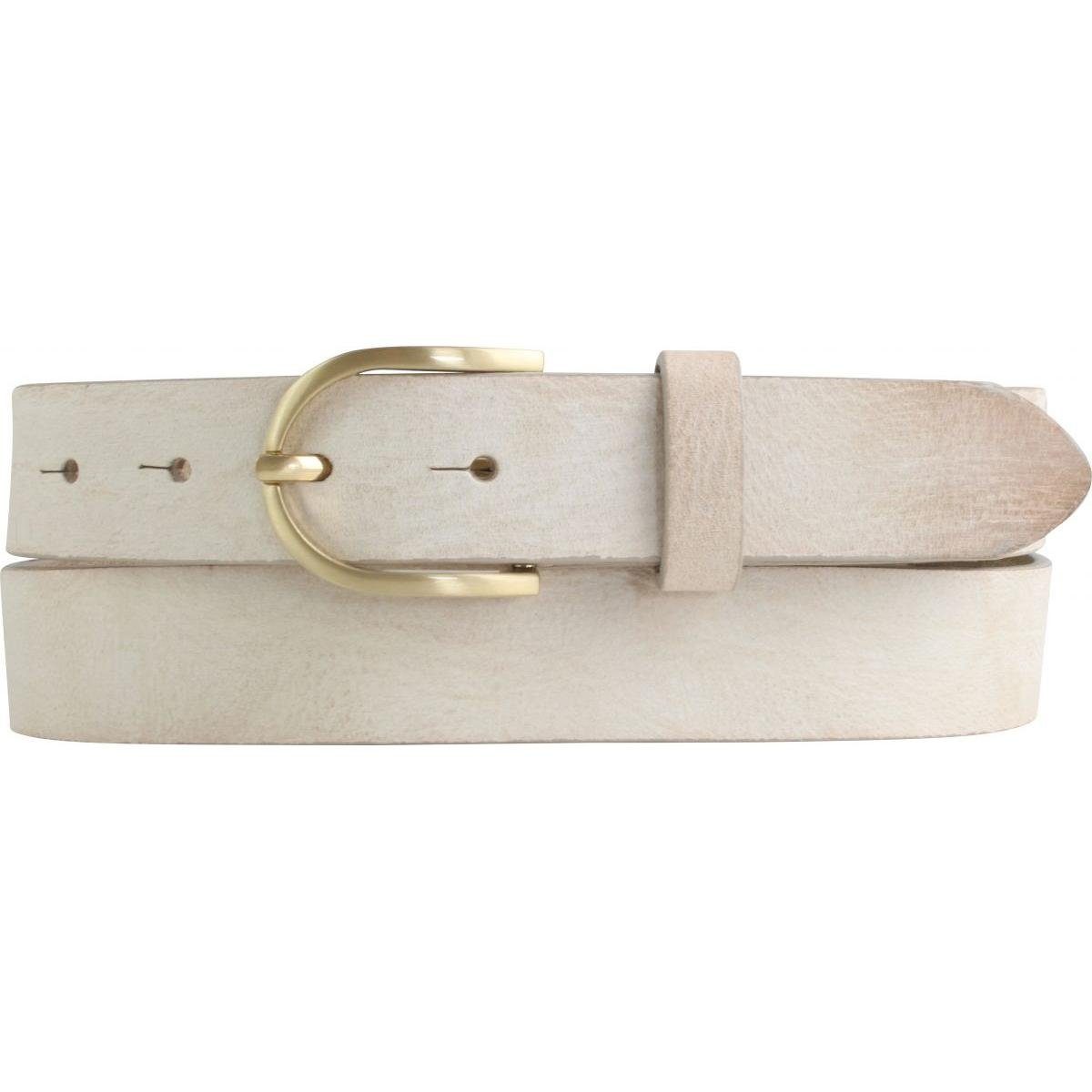 BELTINGER Ledergürtel Damen-Gürtel aus weichem Vollrindleder Vintage-Look 3 cm - Leder-Gürte (1-St)