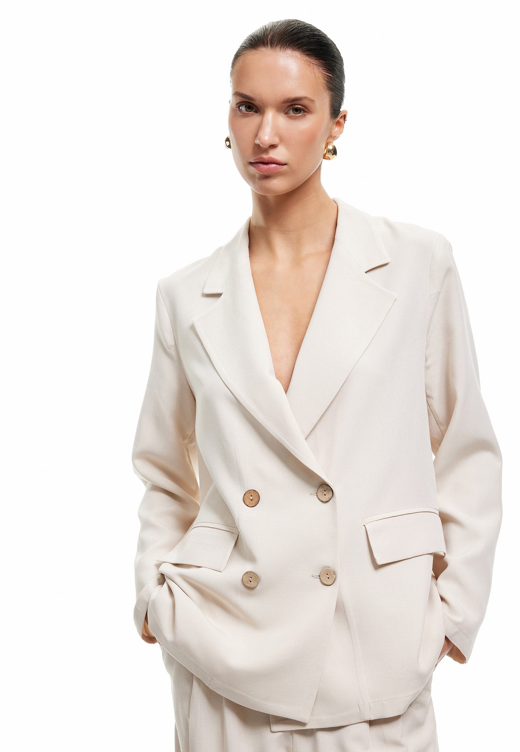 Koton Jackenblazer Oversize Klassisch Jackenblazer