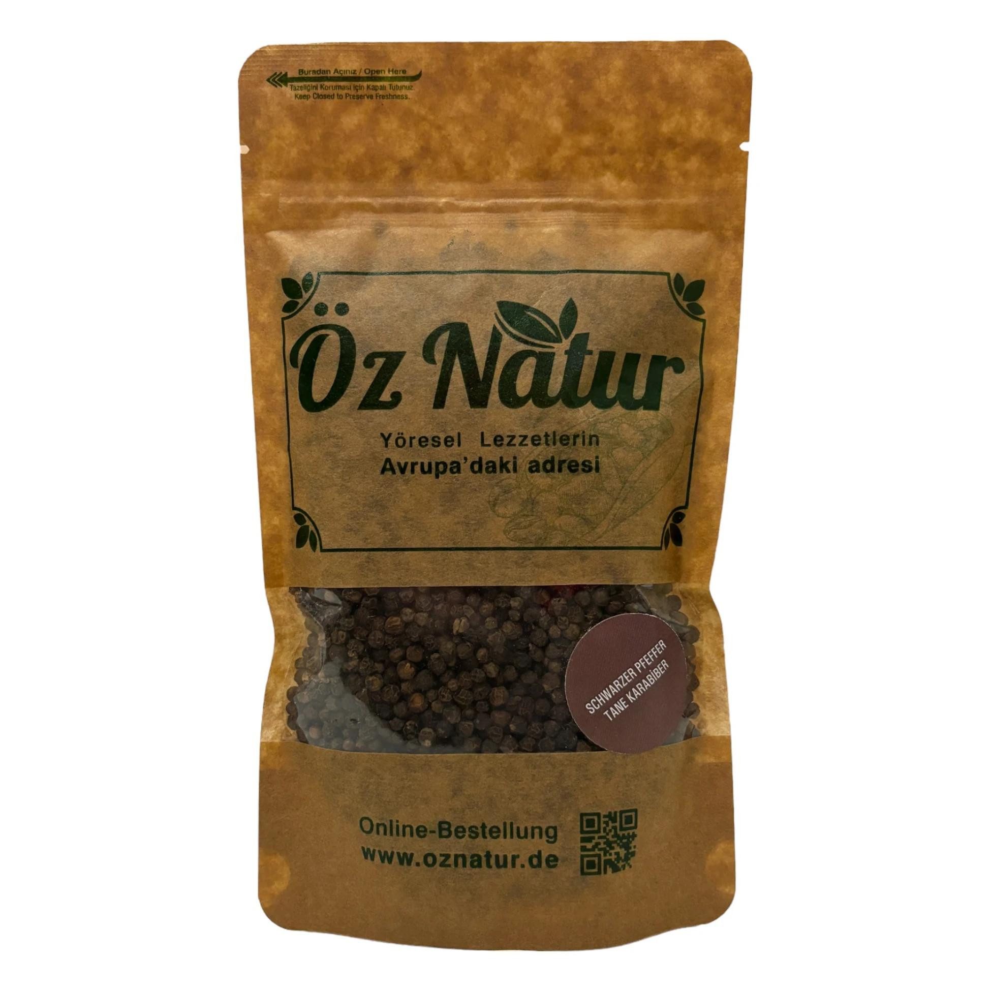 Öz Natur Gewürz, Schwarzer Pfeffer Ganz 170g