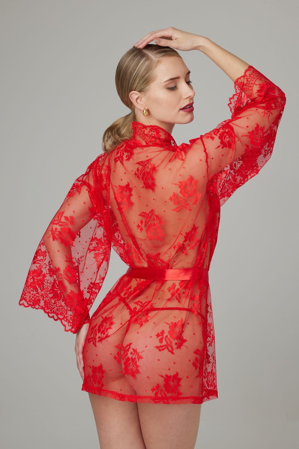CHRISTINE LE DUC Negligé Spitzen-Kimono Graceful günstig online kaufen