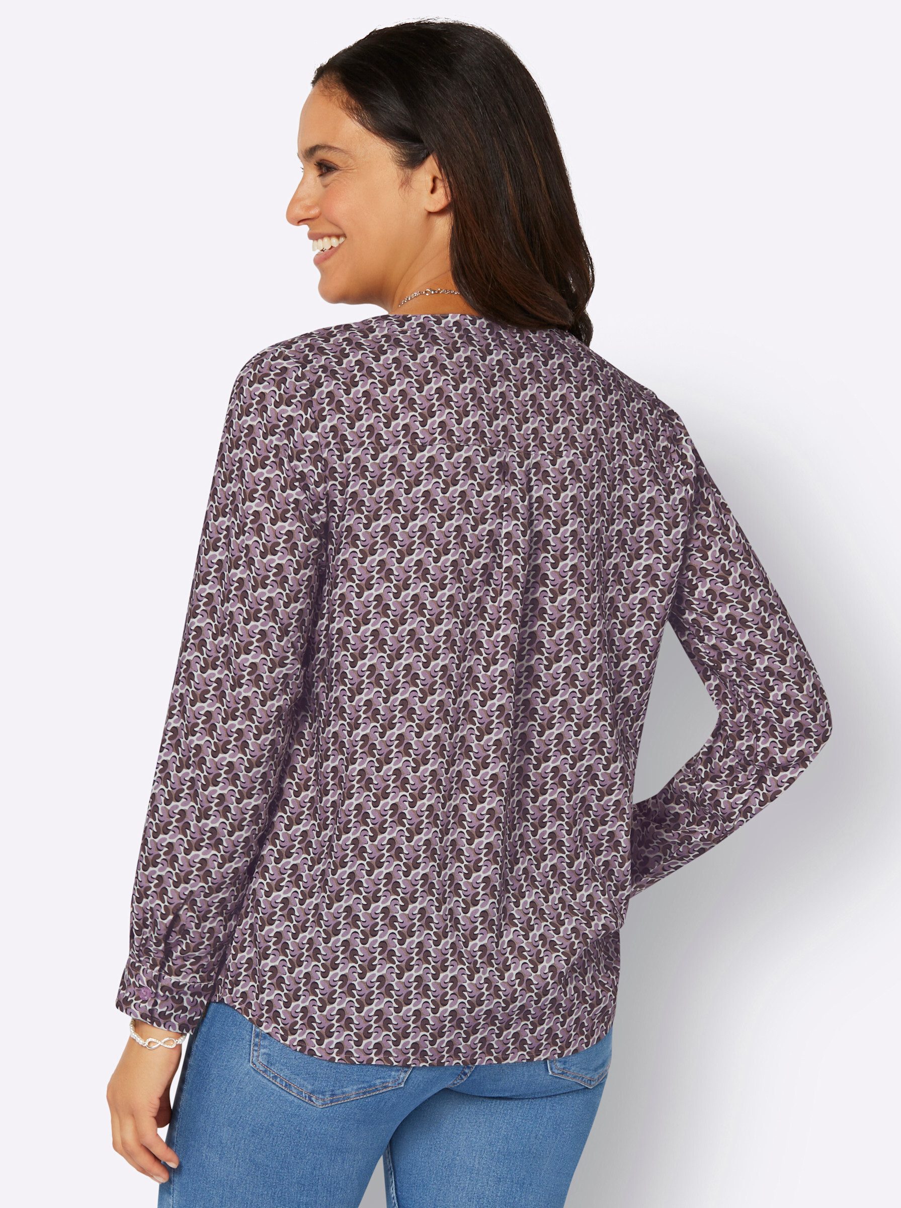 Witt Klassische Bluse Druckbluse Langarm günstig online kaufen