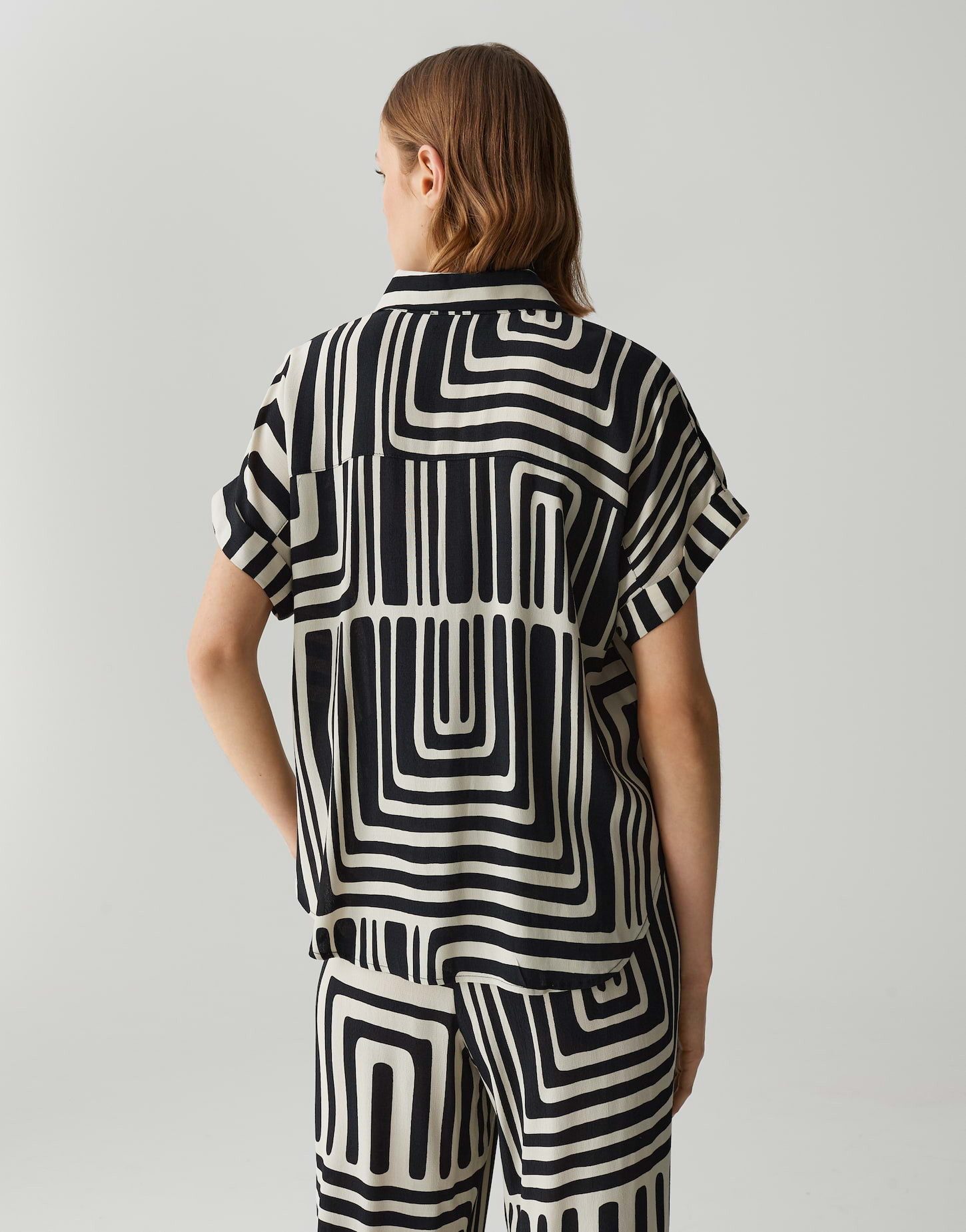 OPUS PANTS Kurzarmbluse FERINA Loose aus günstig online kaufen