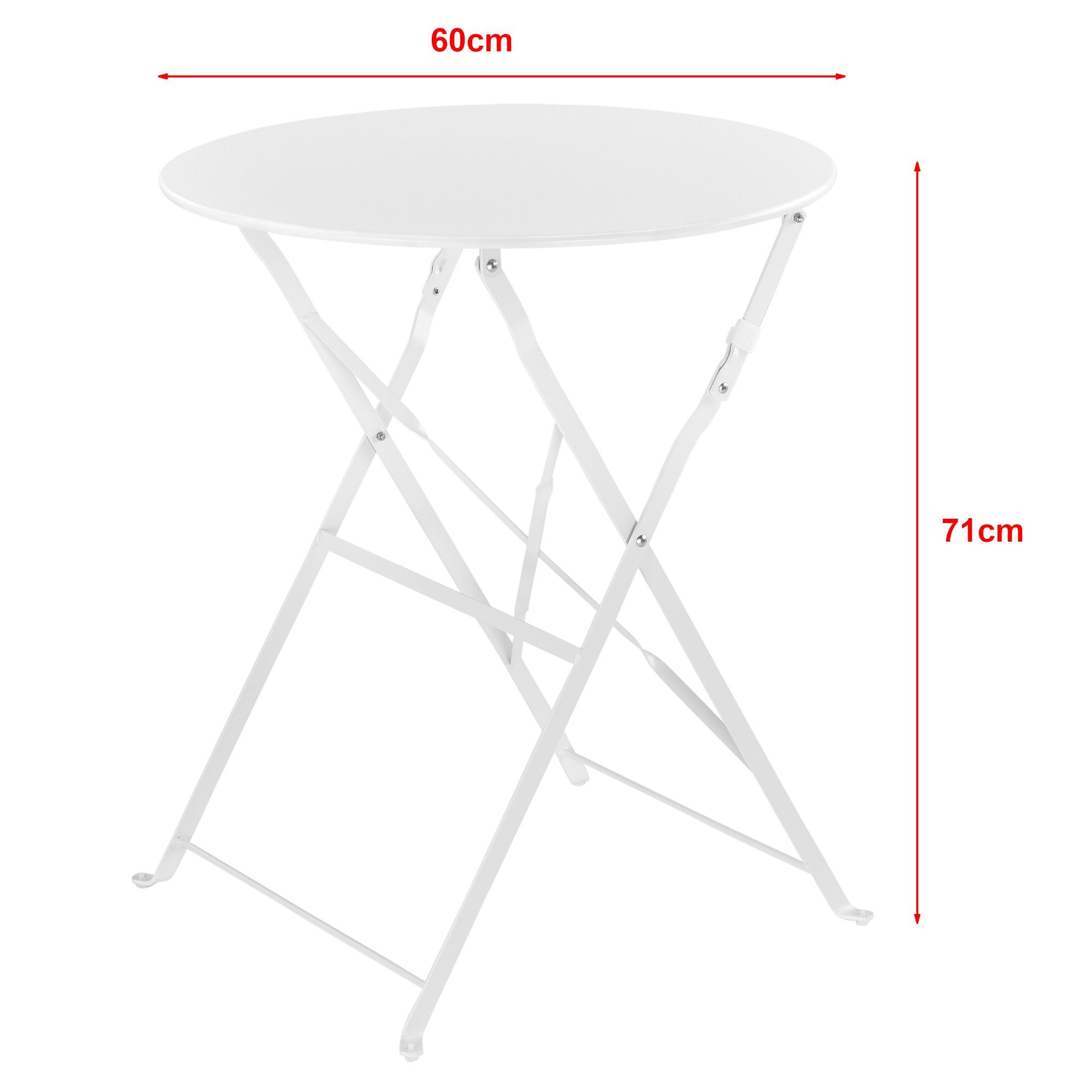 en.casa Balkonset, (3-tlg., Tisch mit 2 günstig online kaufen