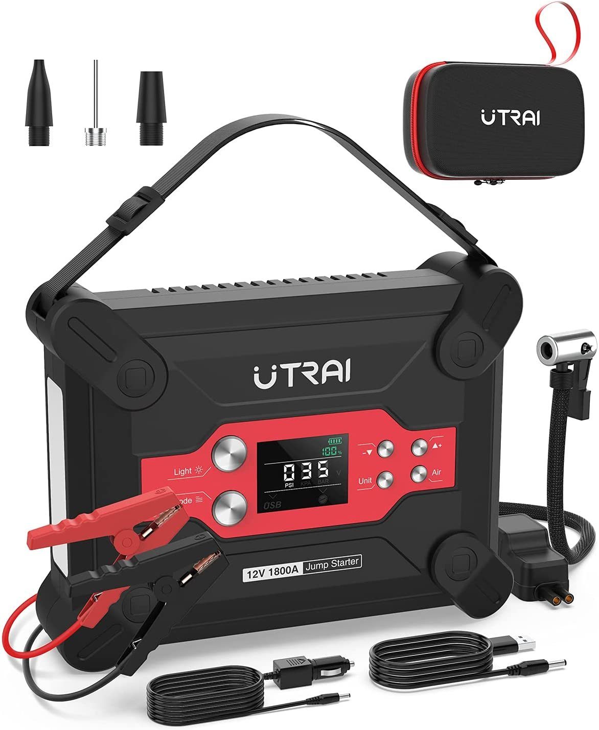 UTRAI JStar 6 Starthilfegerät JStar 6 JS-6 24000 mAh (12 V), inkl