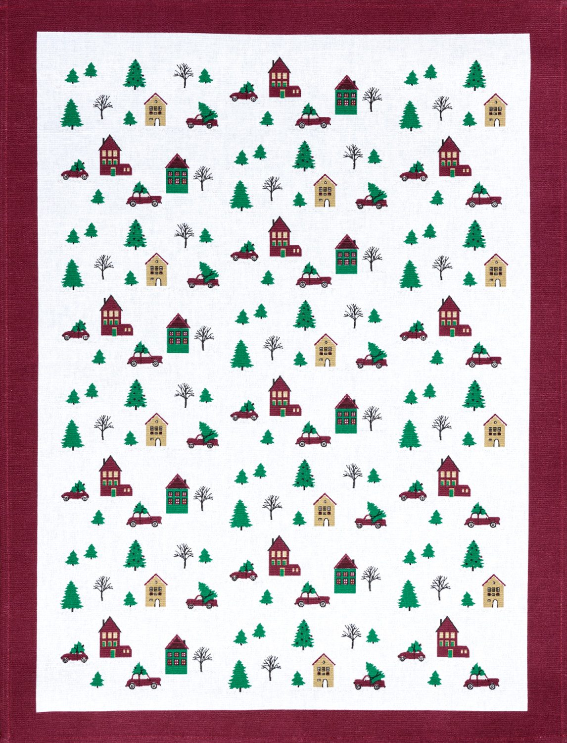 Kracht Geschirrtuch Christmas Town, (Set, 3-tlg., günstig online kaufen