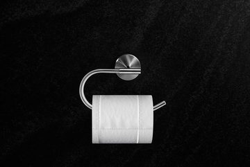 Ambrosya Toilettenpapierhalter Klopapierhalter aus Edelstahl - Toilettenpapierhalter Klorolle Halter, einfache Selbstmontage