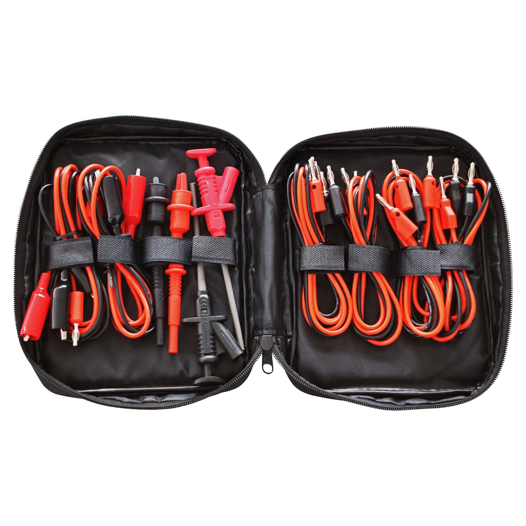 PeakTech Kabelverbinder-Sortiment PEAKTECH Messzubehör-Set, P 8201, für Labornetzgeräte mit 4 mm