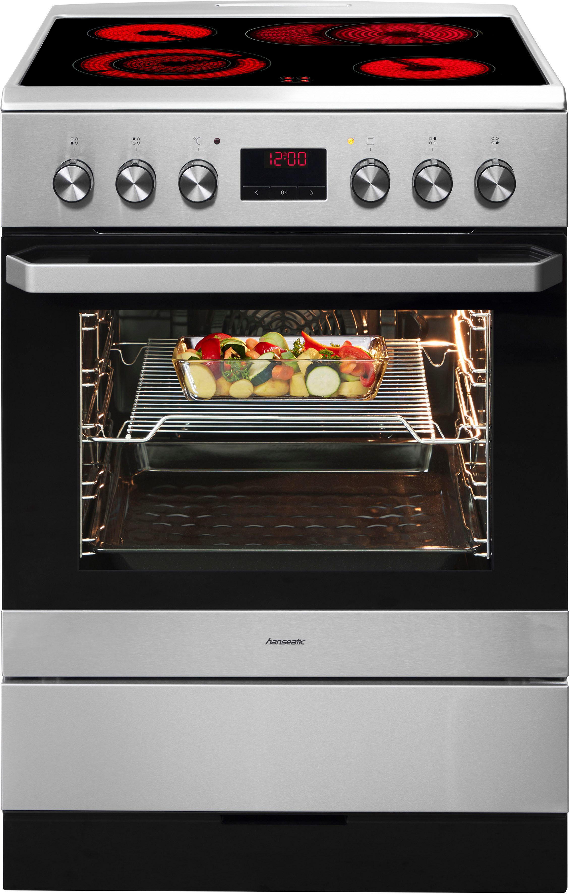 Hanseatic Elektro-Standherd 6022CE3.334eEHITaD(Xv)