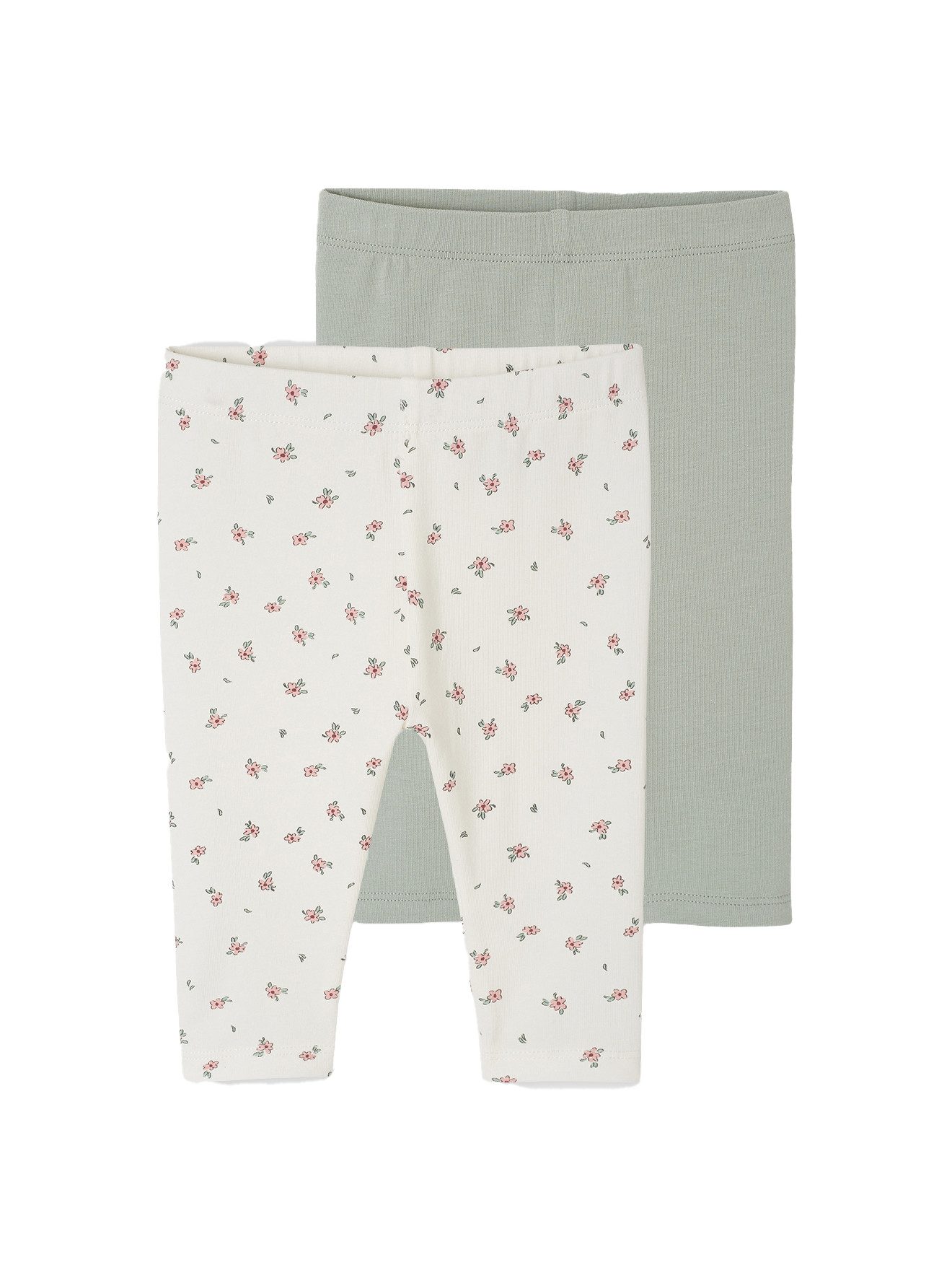 Leggings Bio-Kollektion: 2er-Pack Baby Leggings BASIC