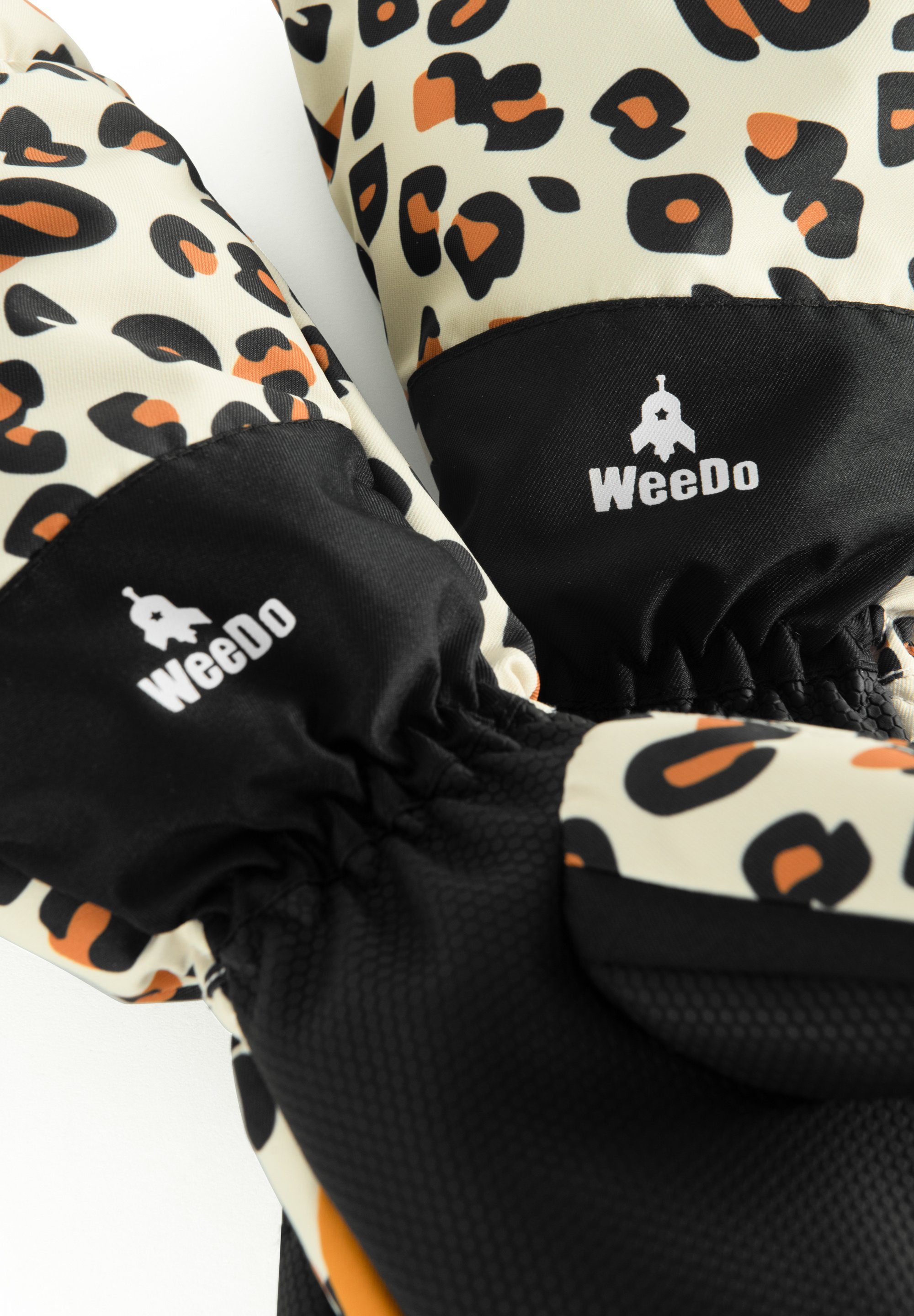 Schneeanzug WeeDo Leopard CHEETADO produziert, Manschetten, Fäustlinge zu WeeDo lange passend nachhaltig