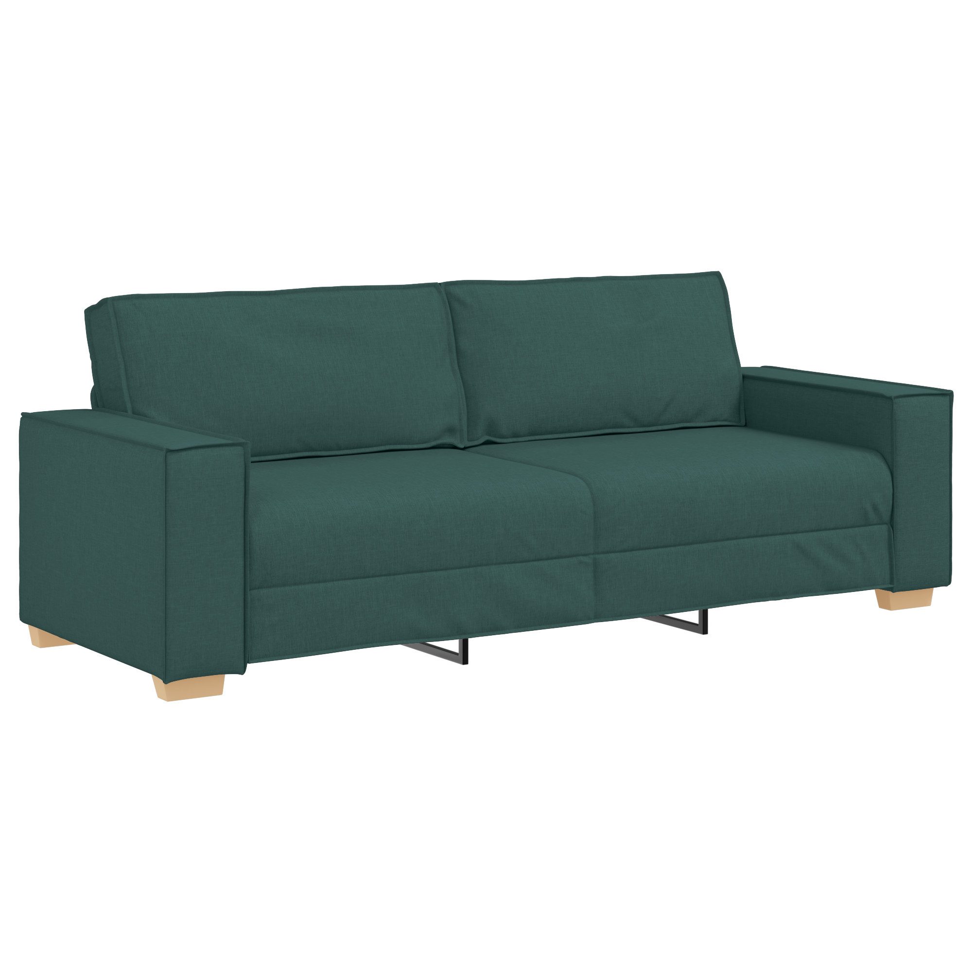 vidaXL Sofa Sofa 3-Sitzer Dunkelgrün 180 günstig online kaufen