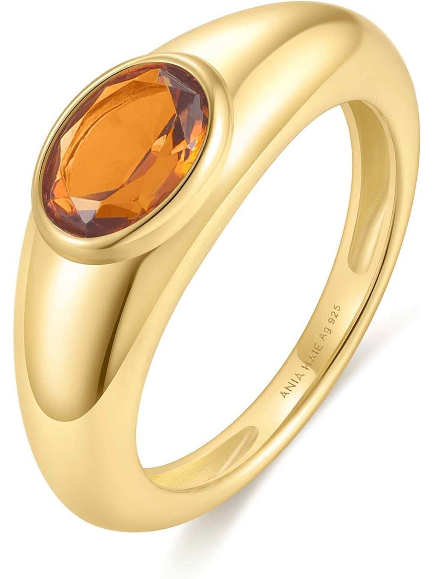 Ania Haie Fingerring Ania Haie Damen-Damenring 925er Silber 1 Stein, Stein günstig online kaufen