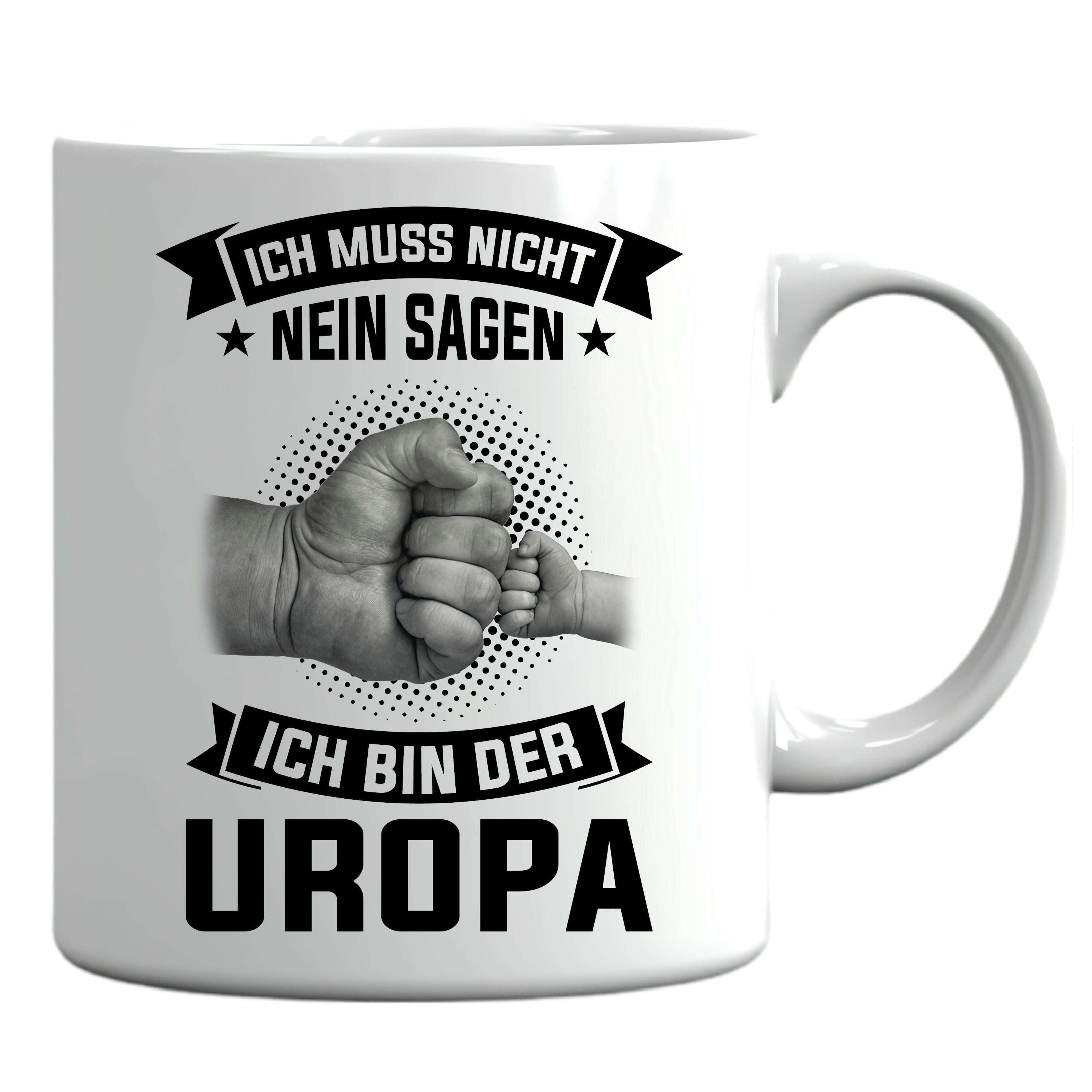 Printmacher Tasse Uropa Tasse, ich bin der Uropa, Uropa Geschenk Opa Tasse, Keramik