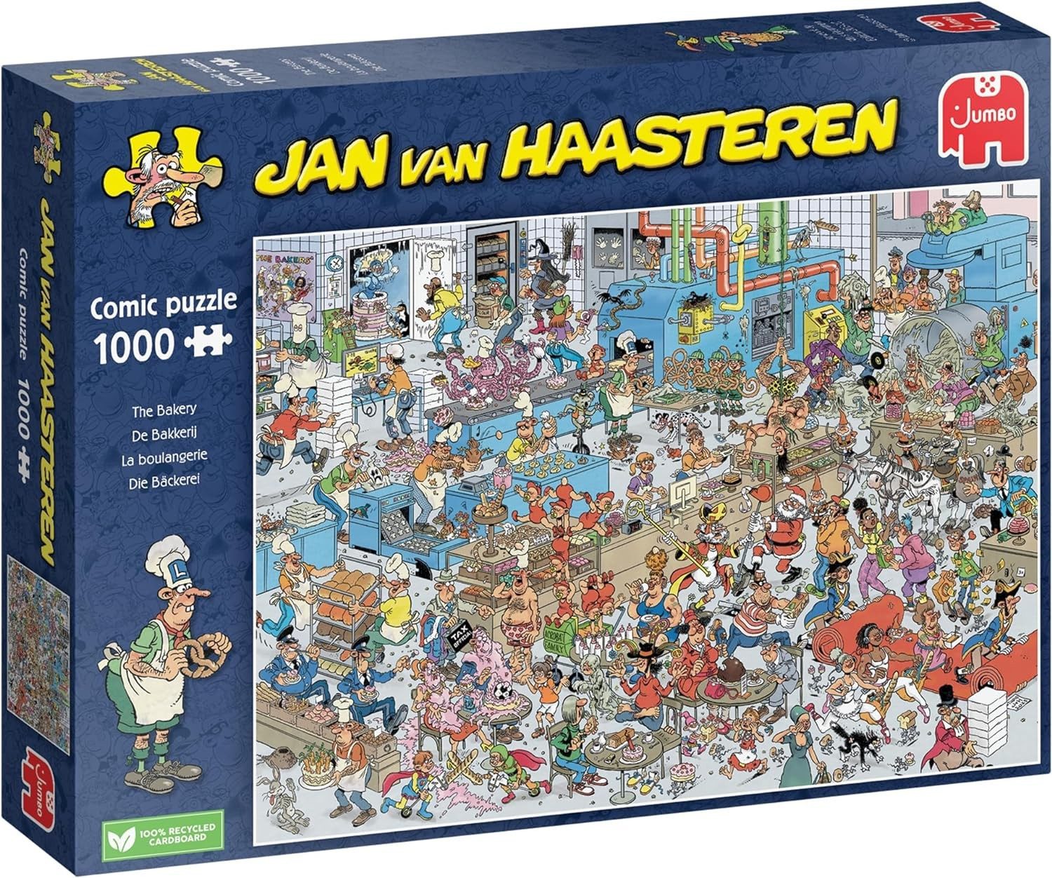 Jumbo Spiele Puzzle Jumbo 1110100310 - Jan van Haasteren, Die Bäckerei, Comic-Puzzle, 1..., Puzzleteile