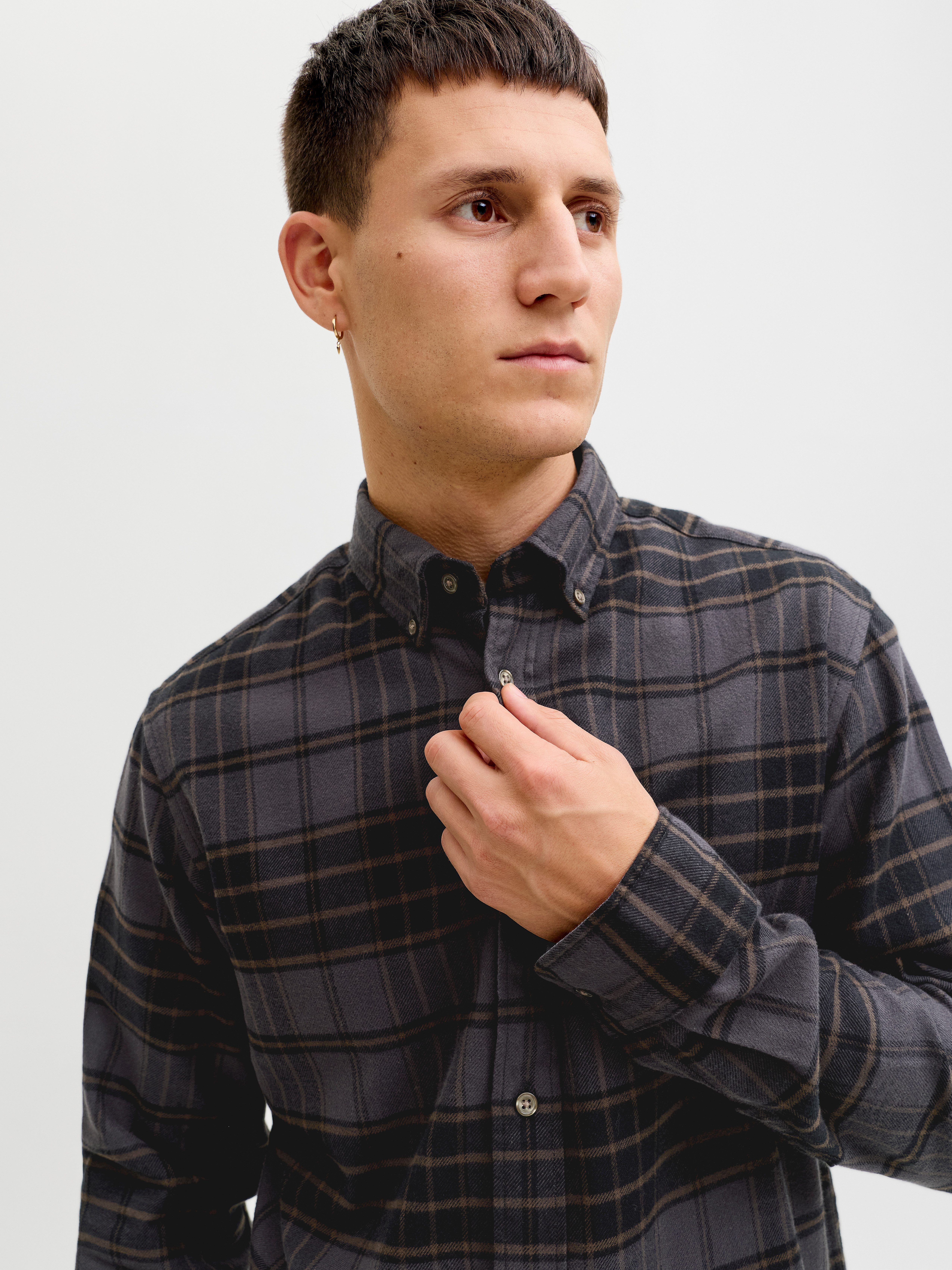 Jack & Jones Langarmhemd JPRBLUBARKLEY FLANNEL X-MAS L/S SHIRT CH günstig online kaufen