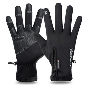 Alster Herz Fahrradhandschuhe Warme Winter Handschuhe, Fahrradhandschuhe, A0354 Touchscreen Anti-Rutsch Winddicht