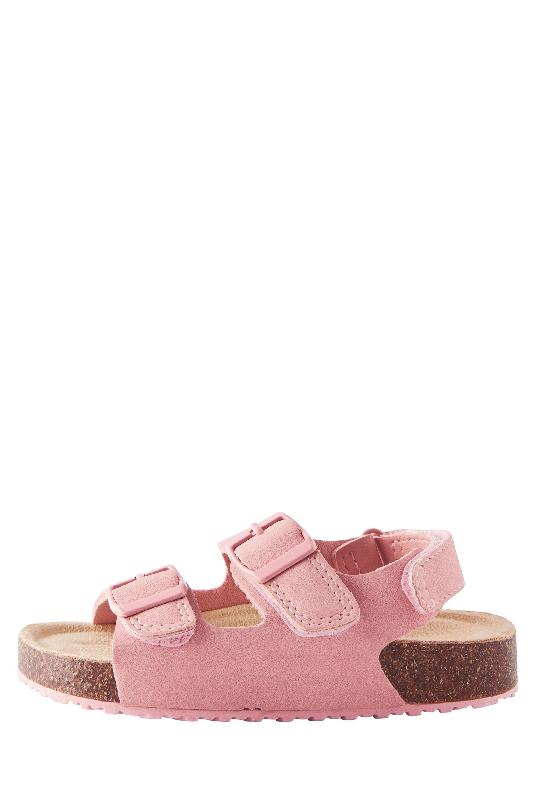 (1-tlg) Sandale mit Pink Korkbett-Sandalen Next Doppelschnalle