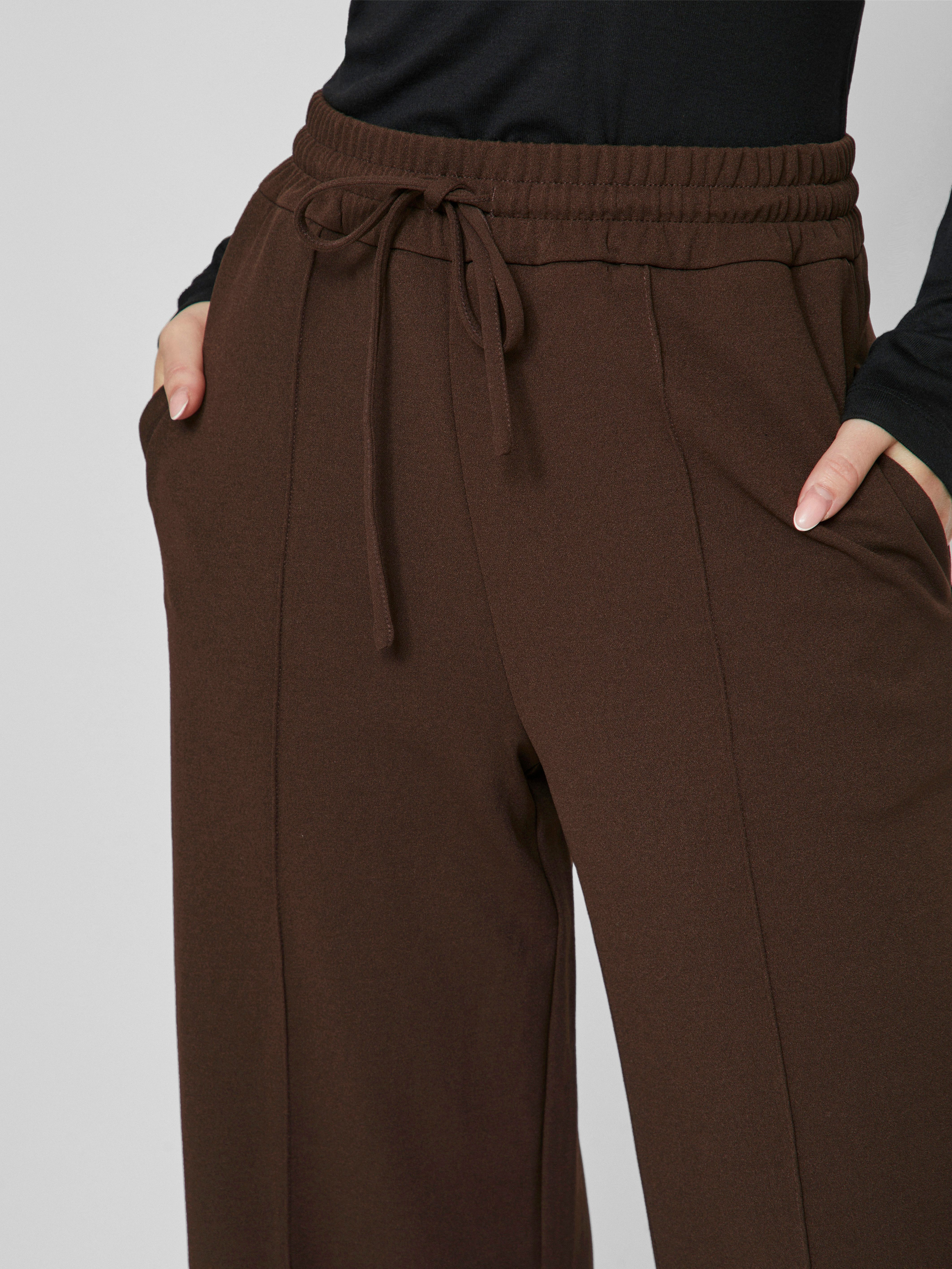 Vila Schlupfhose VICLUA HW WIDE PANTS-NOOS Materialmix