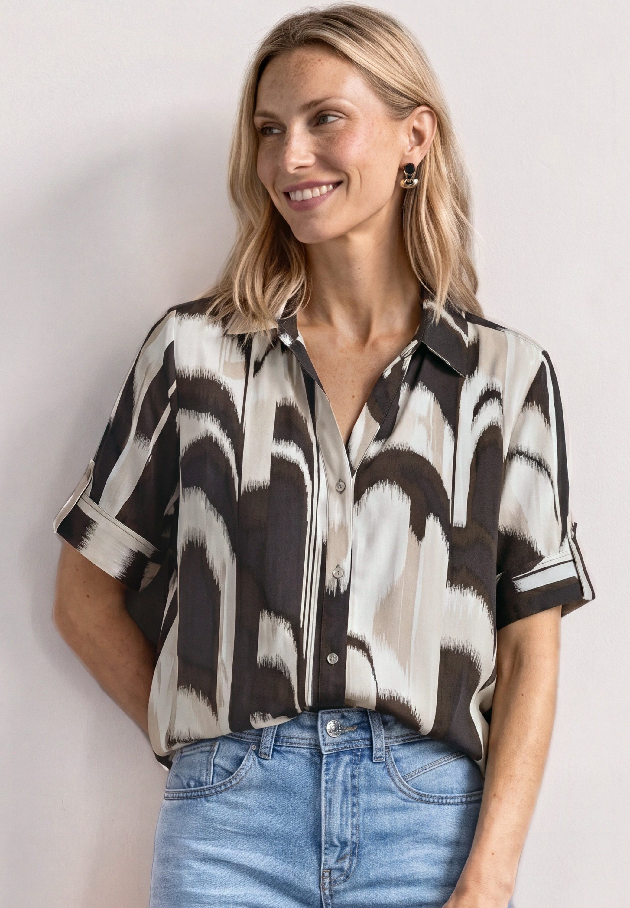 STREET ONE Hemdbluse aus softer Viskose