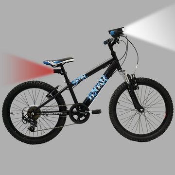 Bahama Warenvertriebs GmbH Fahrradbeleuchtung Fahrradbeleuchtungsset Batterien Beleuchtungsset Fahrradleuchten-Set, Fahrrad Rücklicht Frontlicht Fahrradlampe Licht Rückleuchte