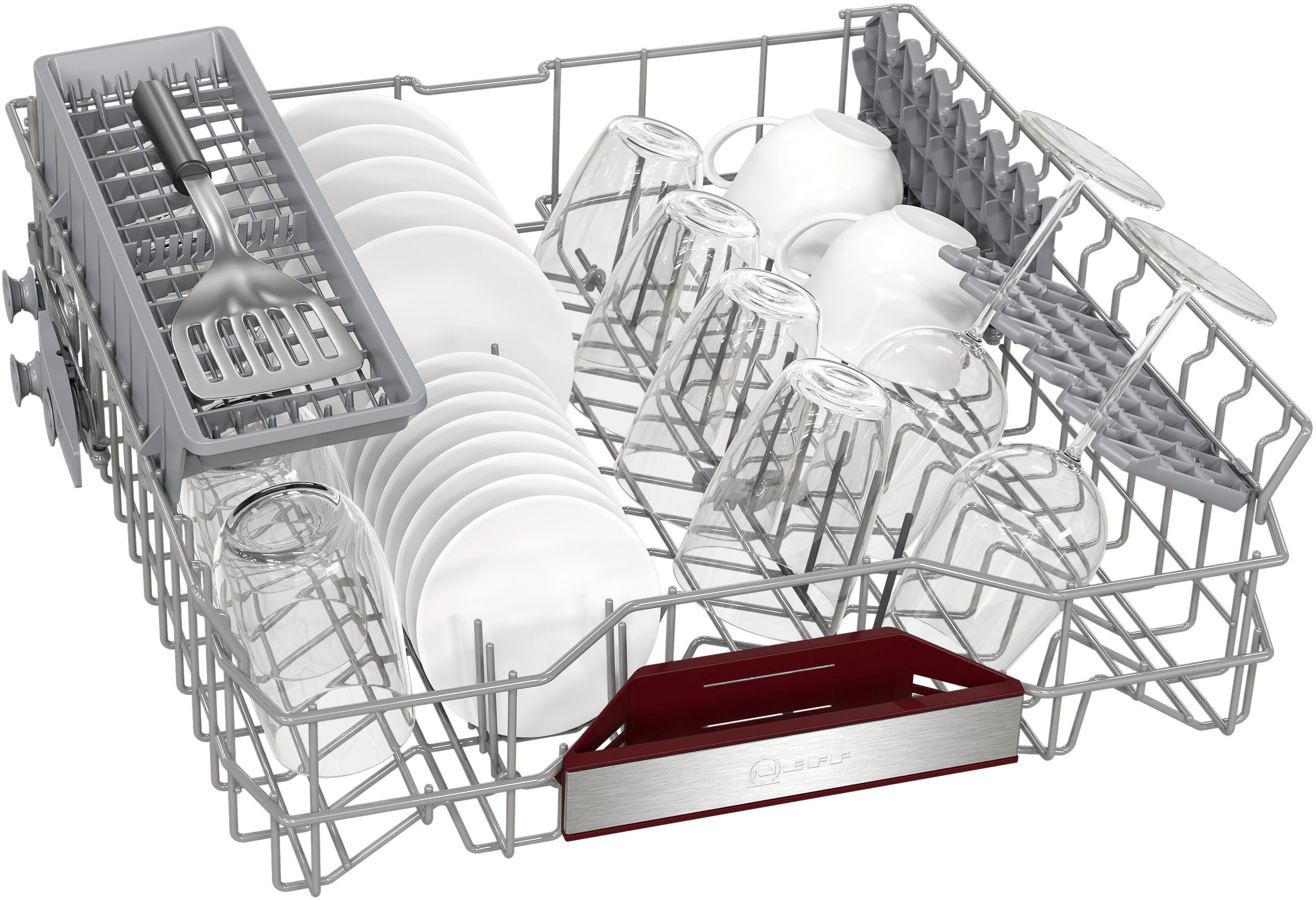 NEFF Unterbaugeschirrspüler S125EBS16E, 13 Maßgedecke, Automatische Türöffnung für Effizienz, flexible Körbe – Bild 5 von 5