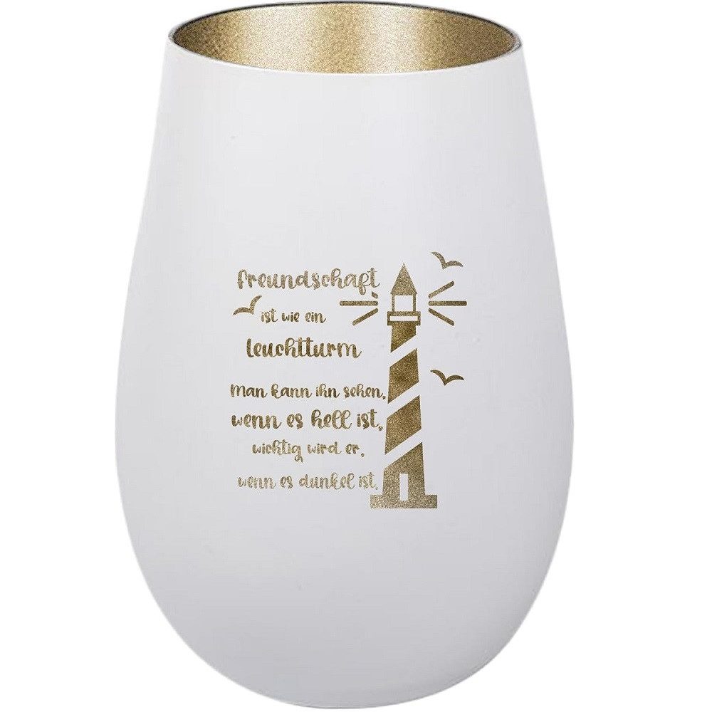 Der Porzellan-Laden Windlicht Personalisiertes Windlicht: 'Freundschaft ist günstig online kaufen