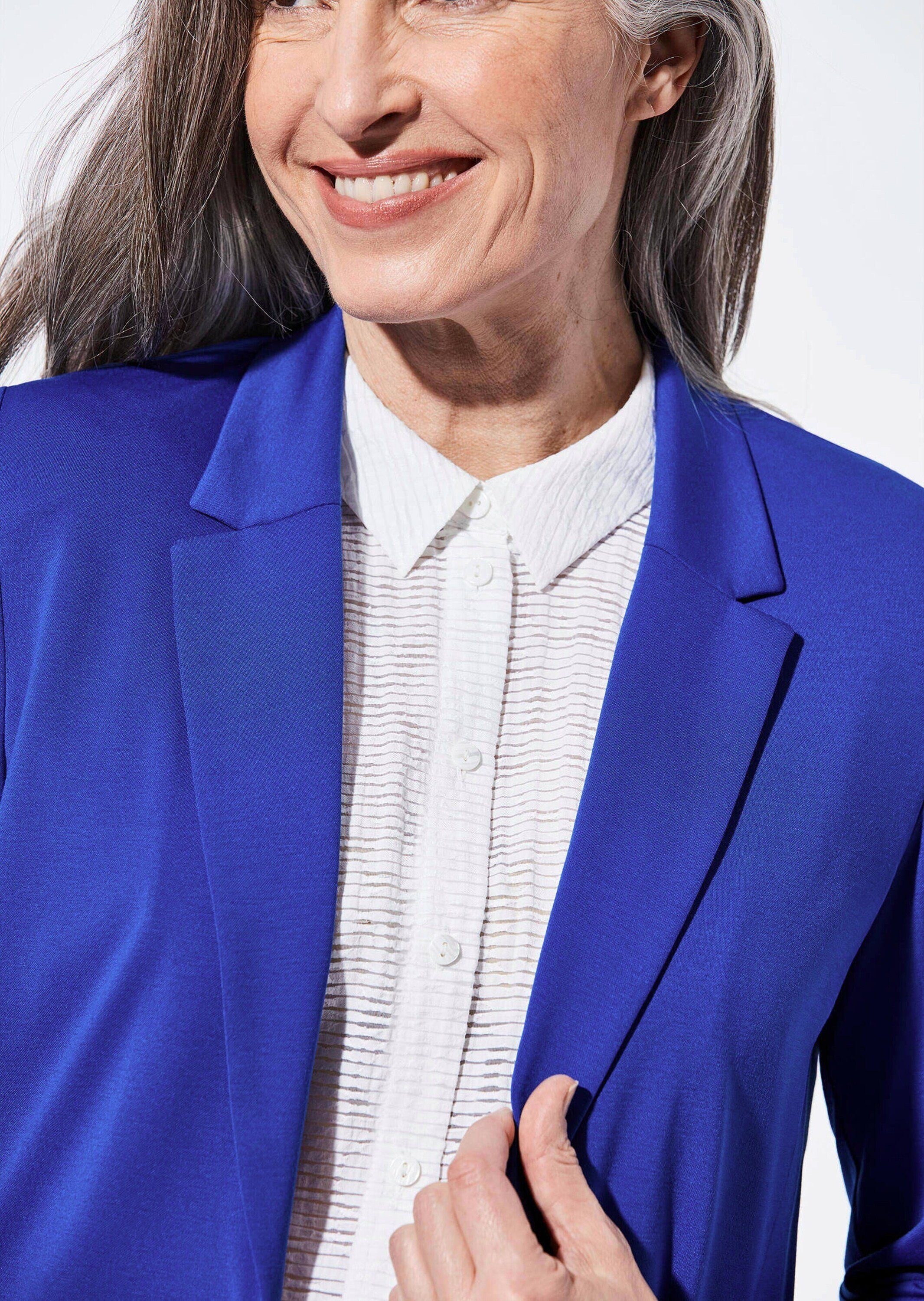 GOLDNER Jerseyblazer Damenblazer mit Reverskragen und Paspeltaschen Knitterfreie Businessjacke in Uni – Bild 5 von 5