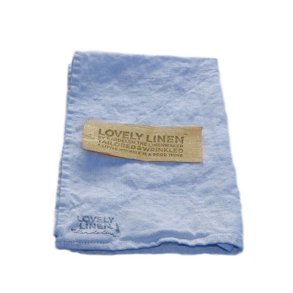 Lovely Linen Handtücher Gästehandtuch Lovely % Linen 35 50 x Leinen dusty blue cm, 100