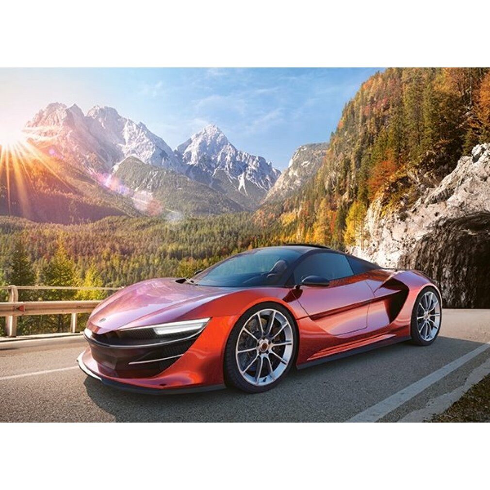 Castorland Puzzle Sportwagen-Puzzle 100 Teile, Puzzleteile